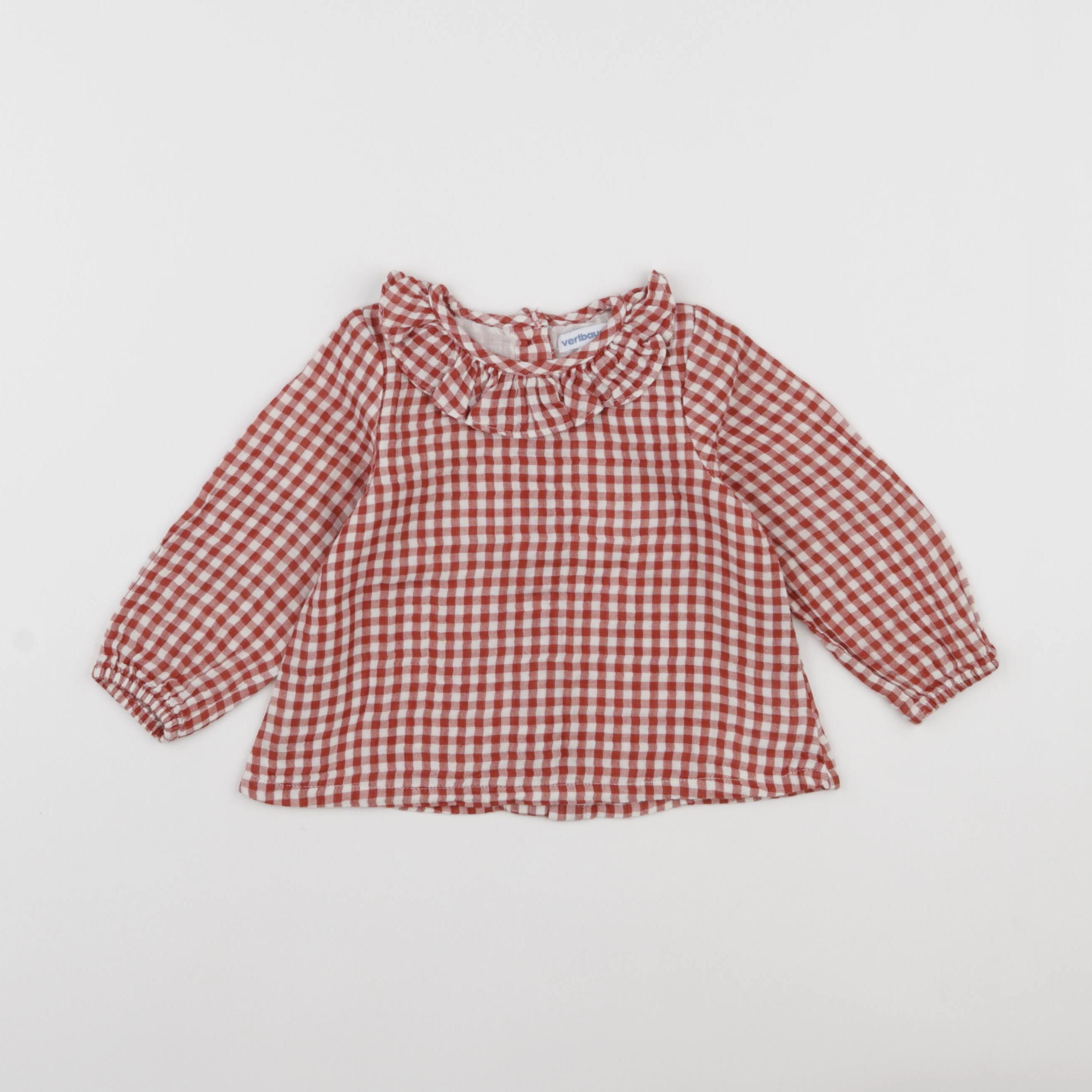 Vertbaudet - blouse marron - 18 mois