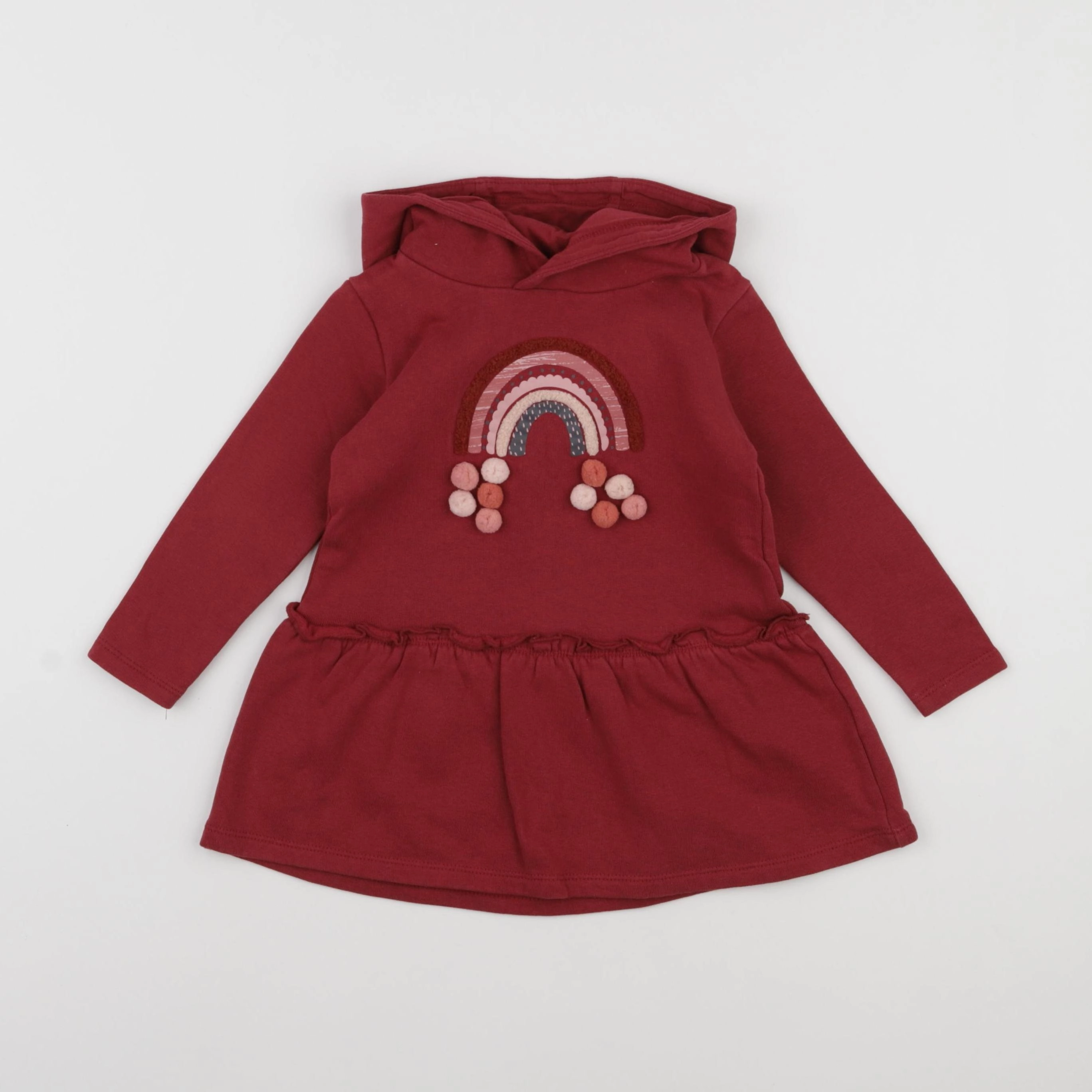 Vertbaudet - robe rouge - 2 ans