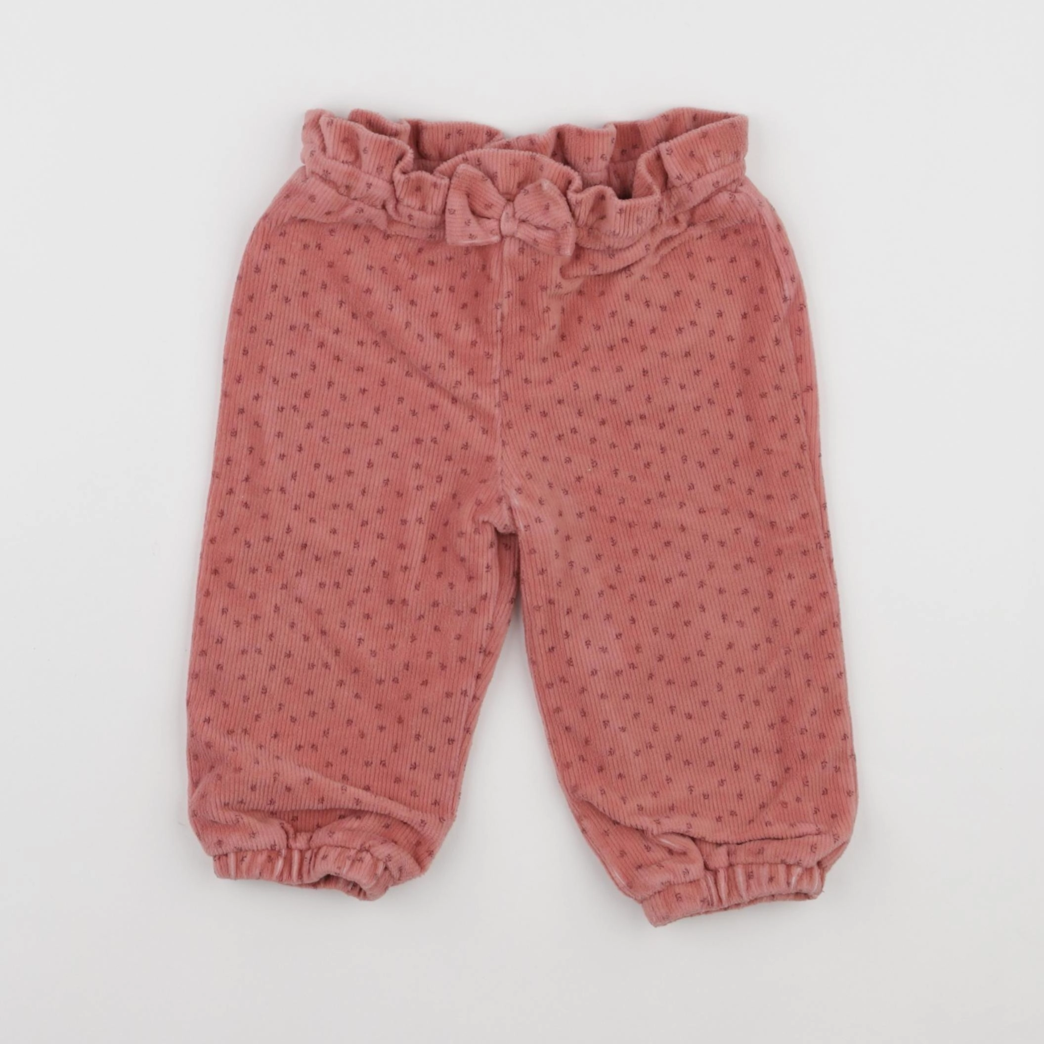 Vertbaudet - pantalon marron - 18 mois