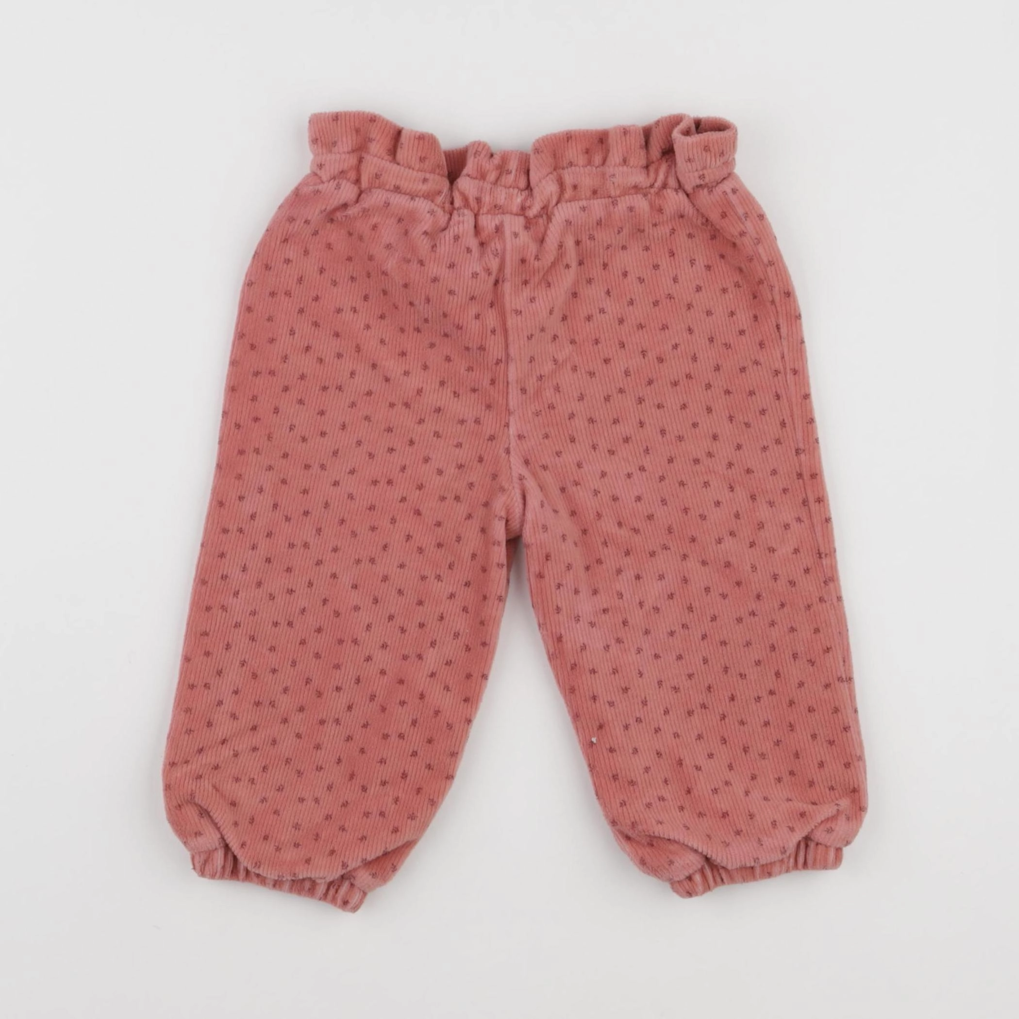 Vertbaudet - pantalon marron - 18 mois
