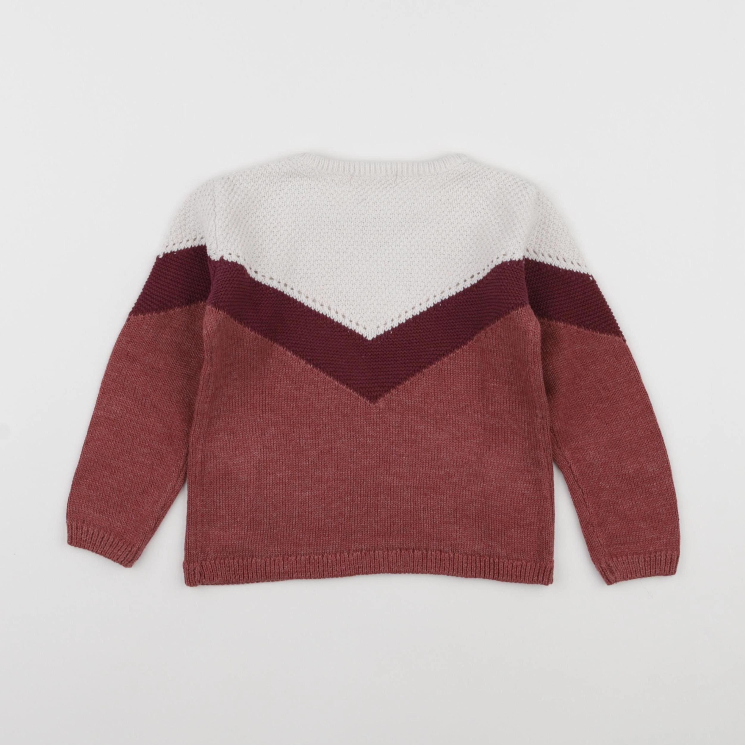 Vertbaudet - pull rouge - 4 ans