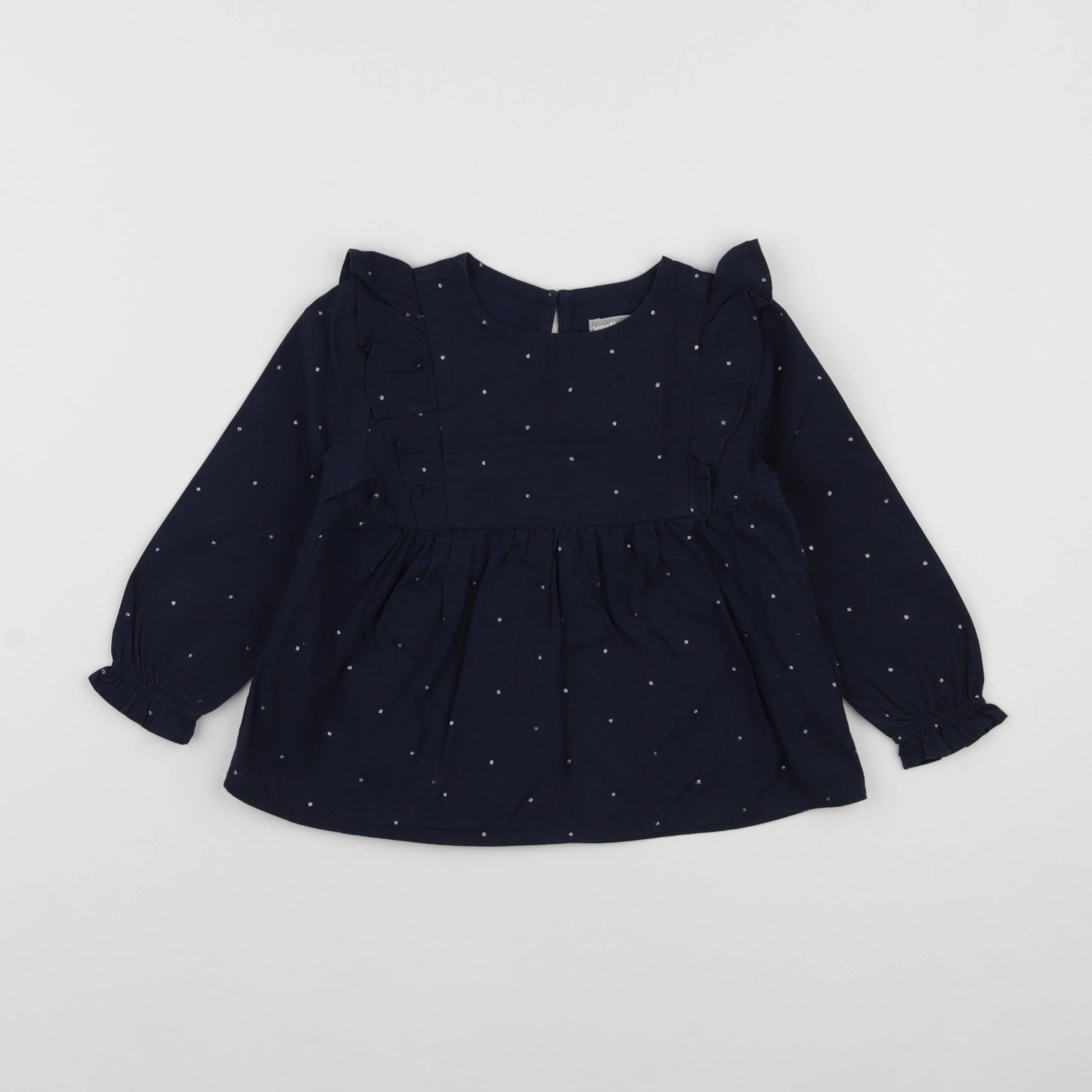 Vertbaudet - blouse bleu - 3 ans