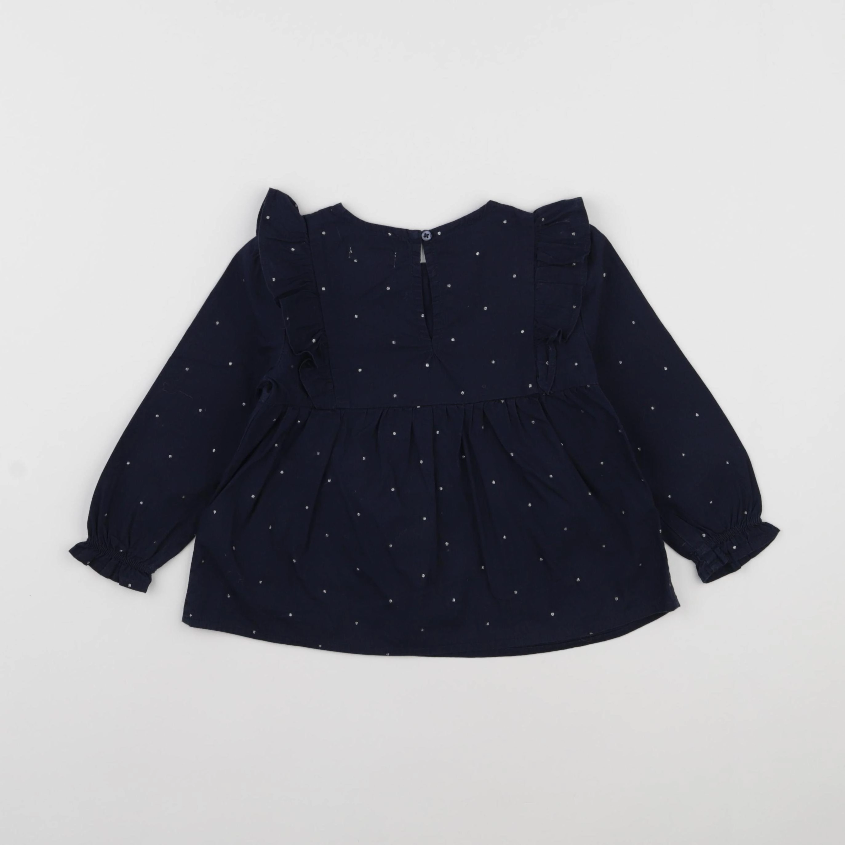Vertbaudet - blouse bleu - 3 ans