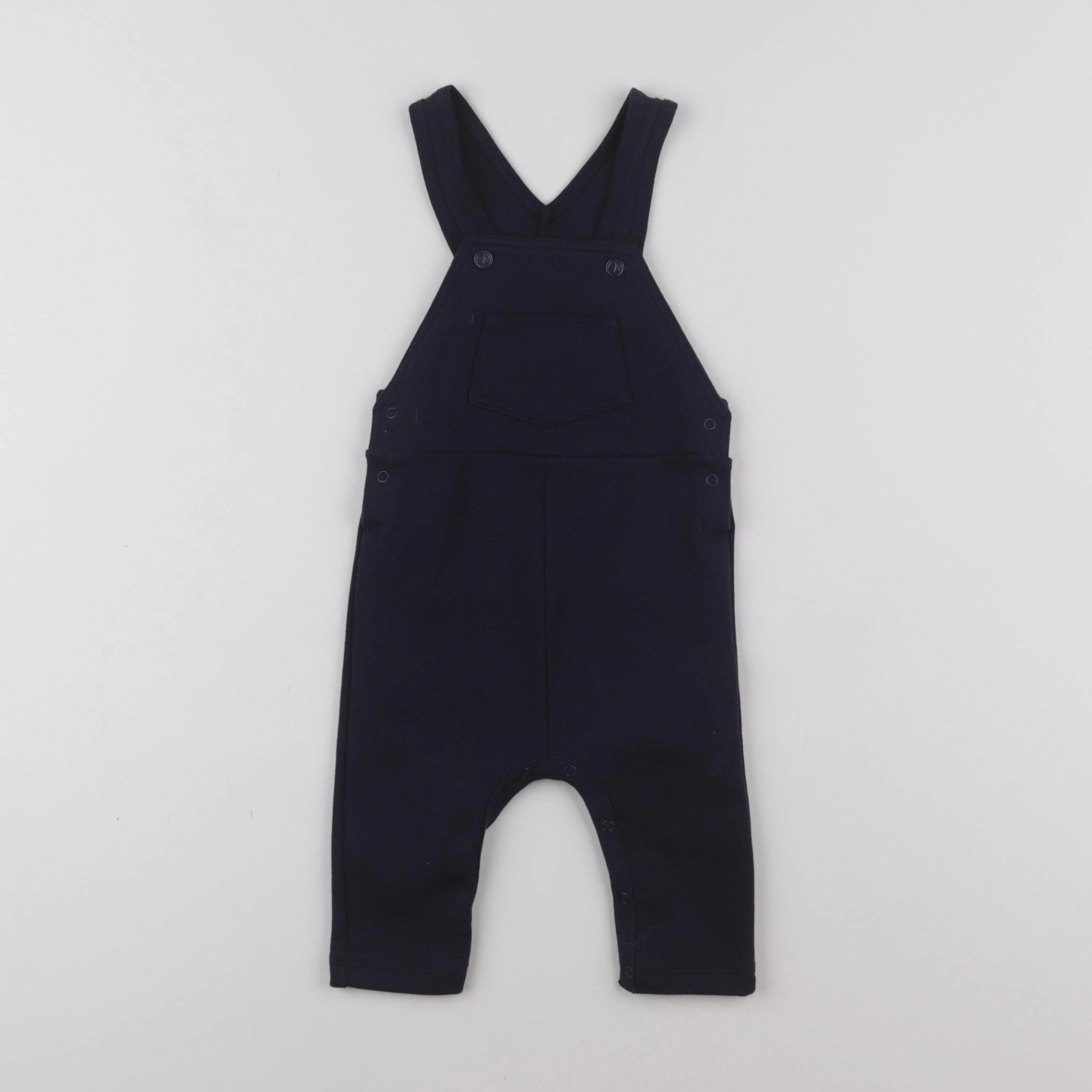 Petit Bateau - salopette bleu - 6 mois