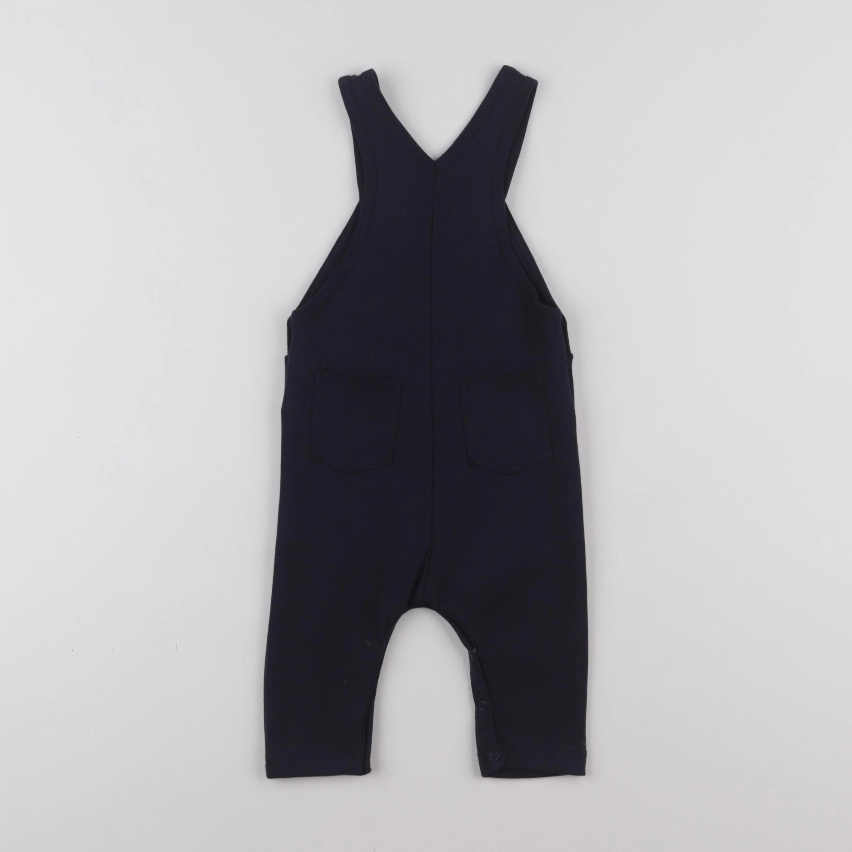 Petit Bateau - salopette bleu - 6 mois