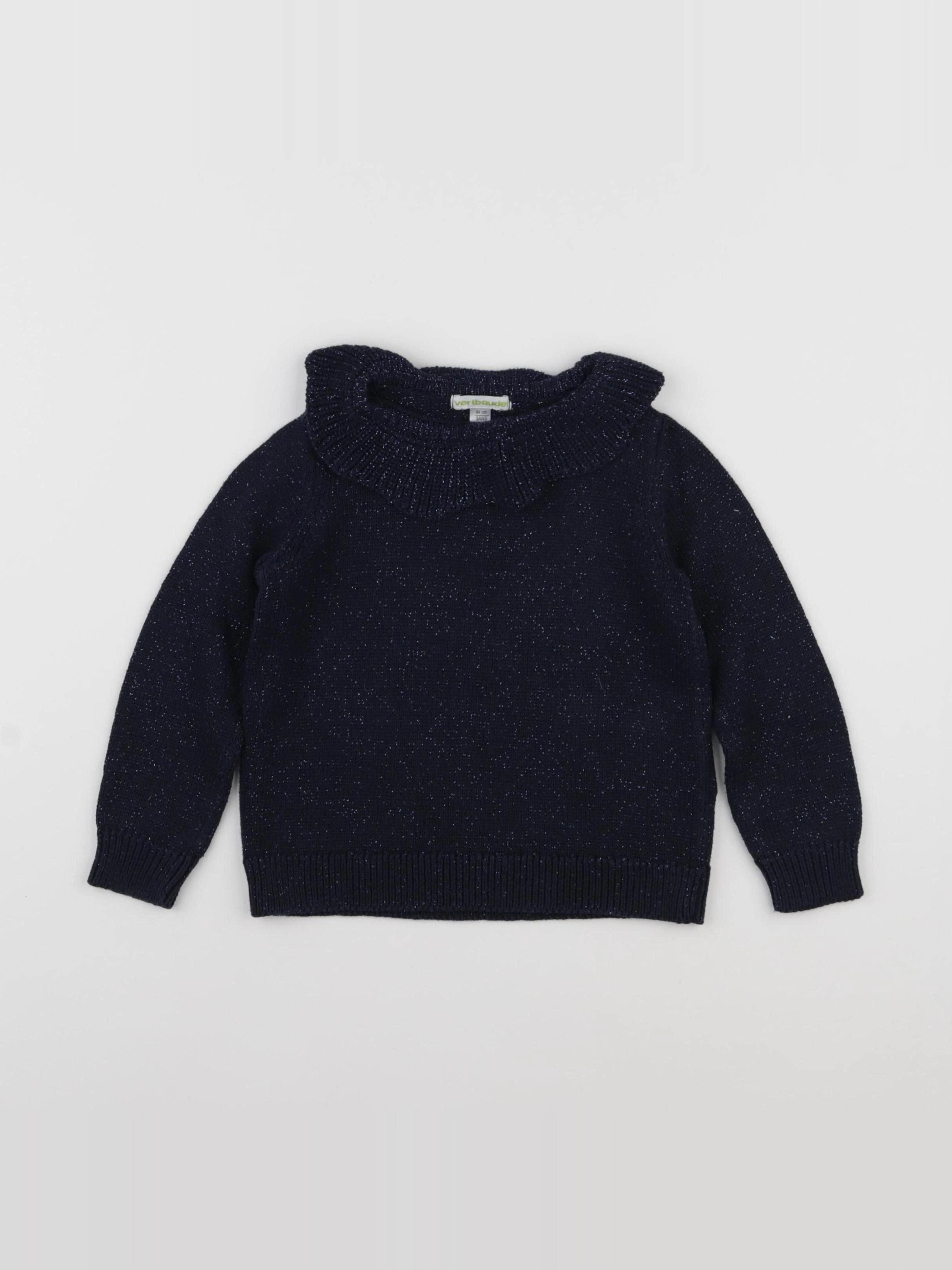 Vertbaudet - pull bleu - 3 ans