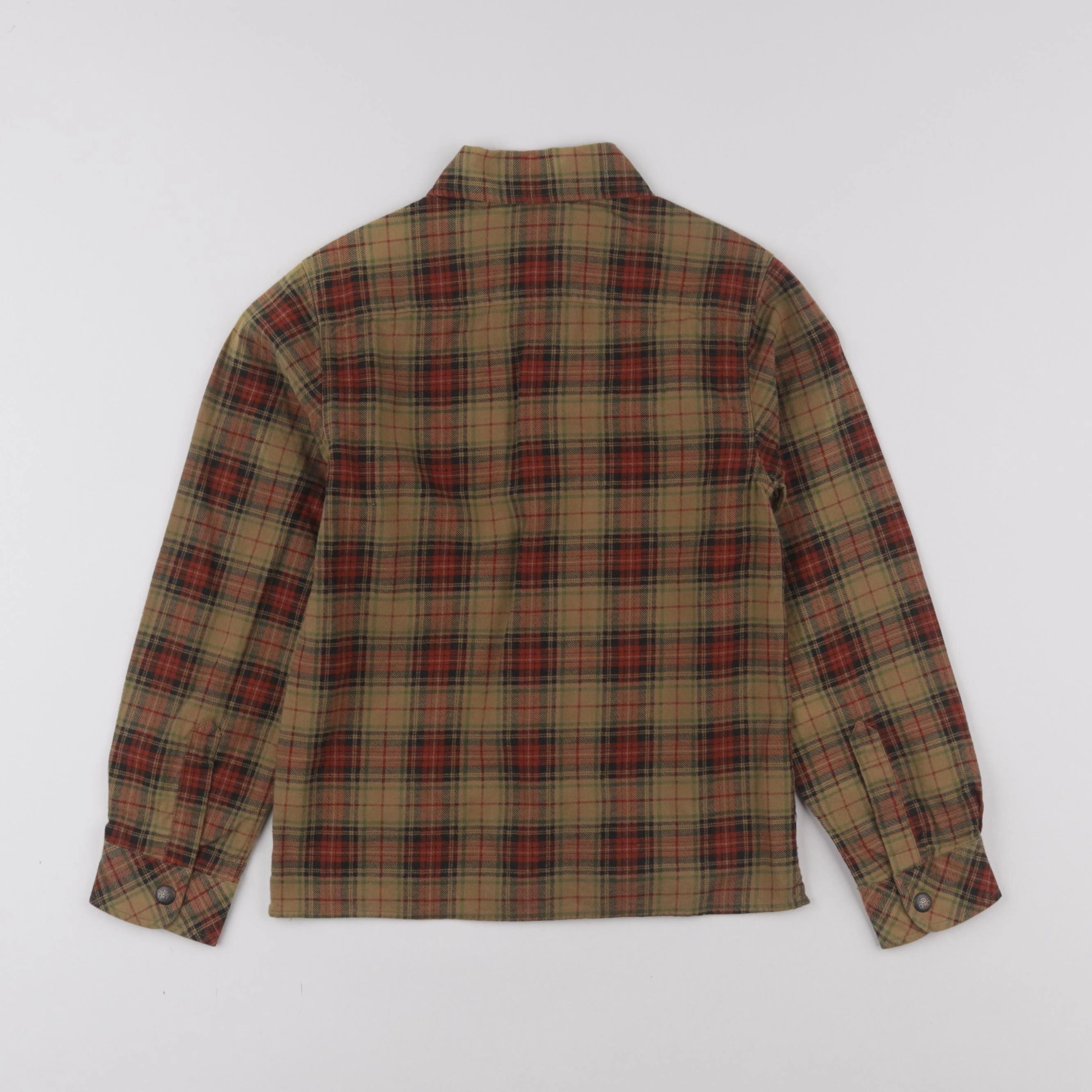 Bonton - chemise marron, rouge - 6 ans