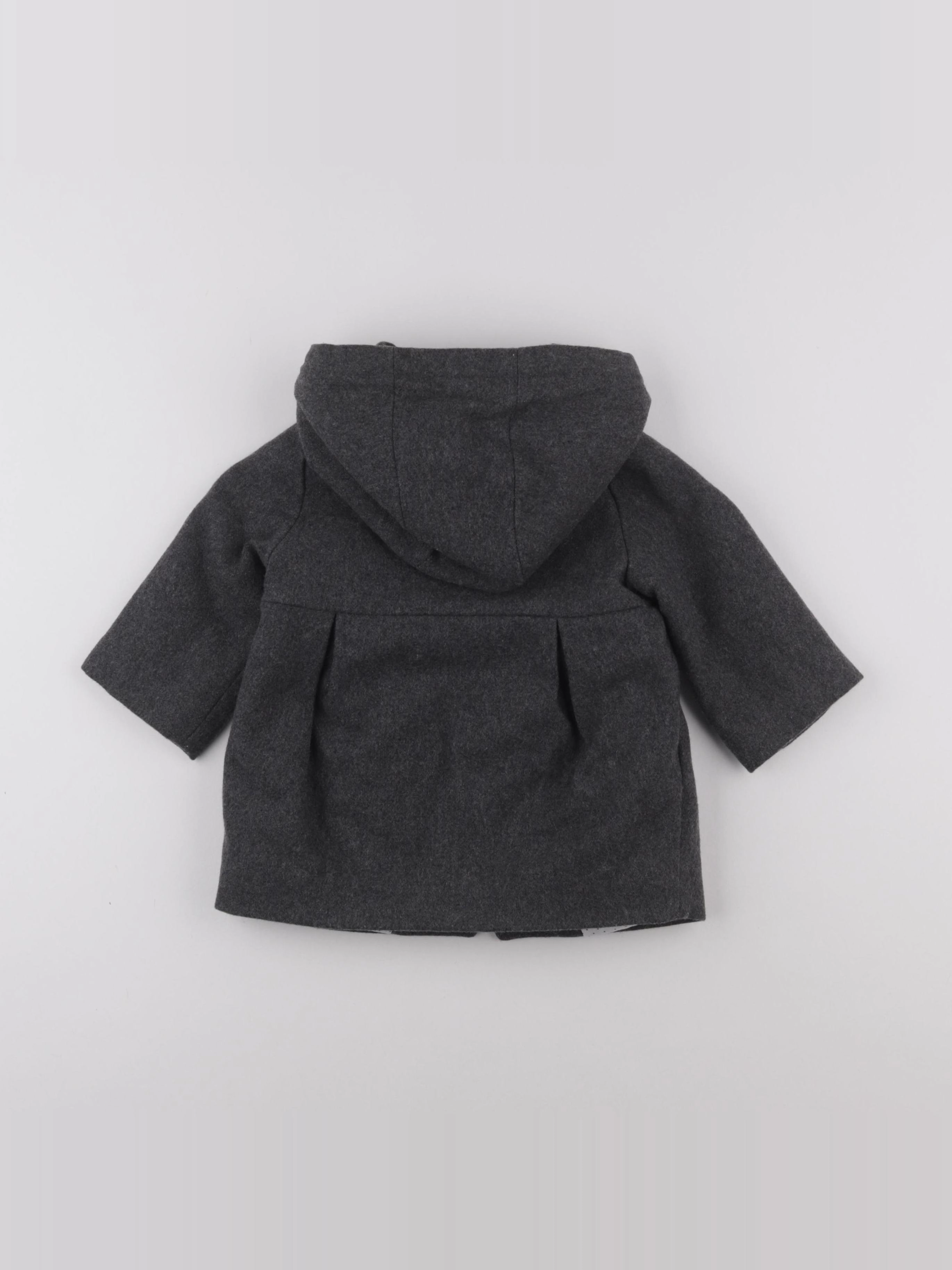 Jacadi - manteau gris - 12 mois