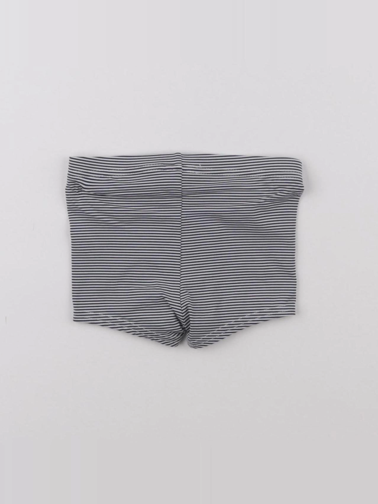 Petit Bateau - maillot de bain blanc, bleu - 6 mois