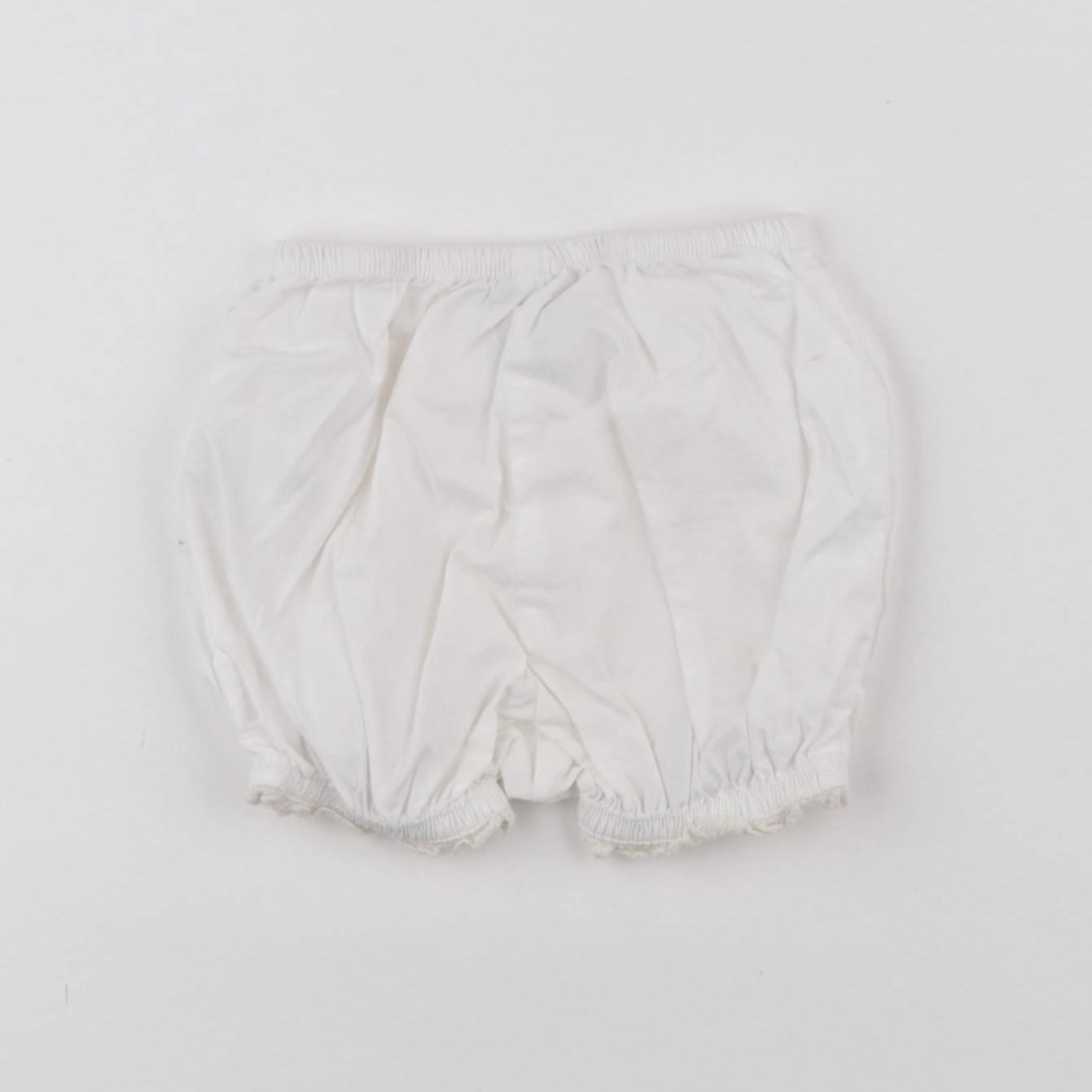 Petit Bateau - short blanc - 3 mois