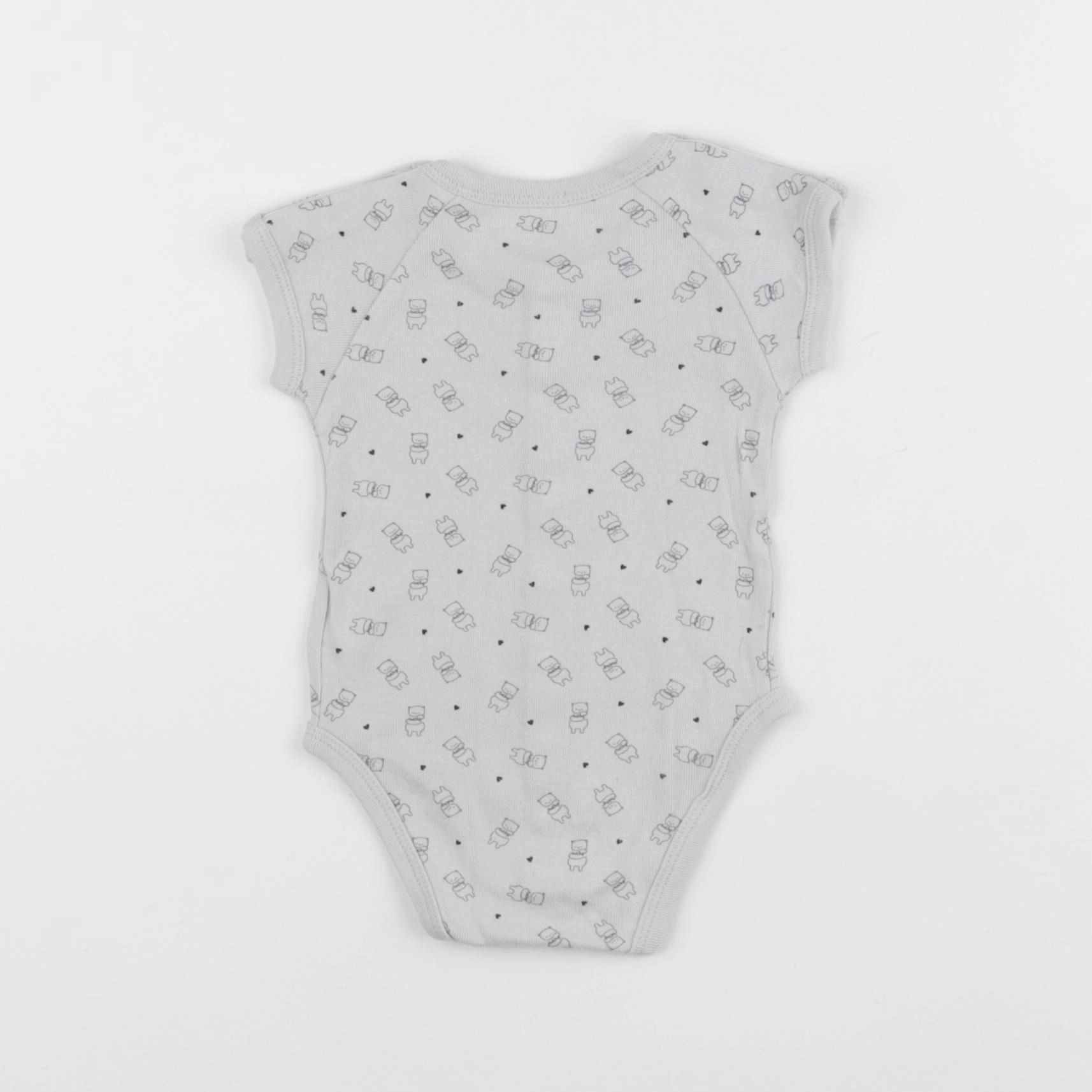 Vertbaudet - body gris - 3 mois