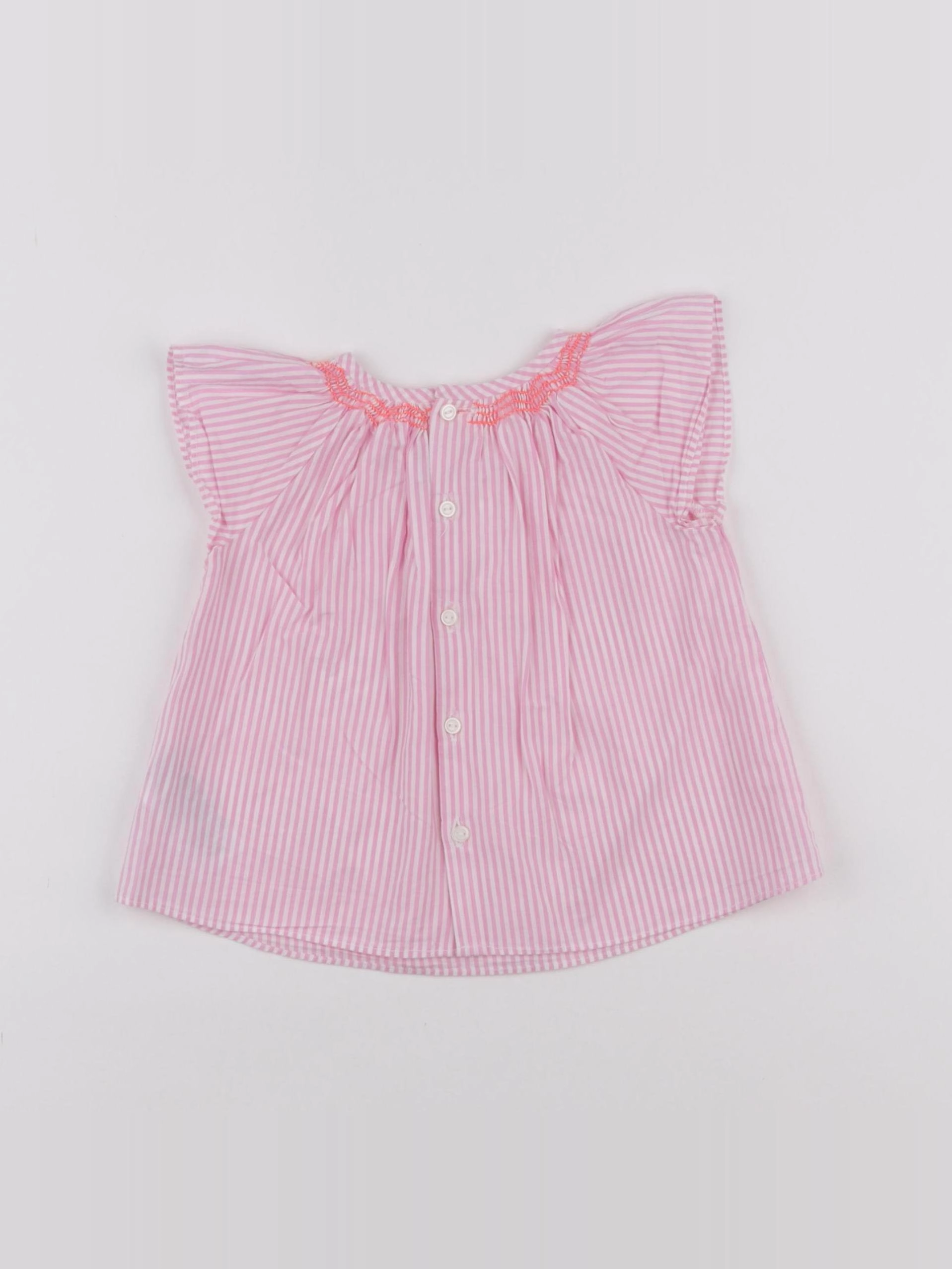 Jacadi - blouse rose - 12 mois