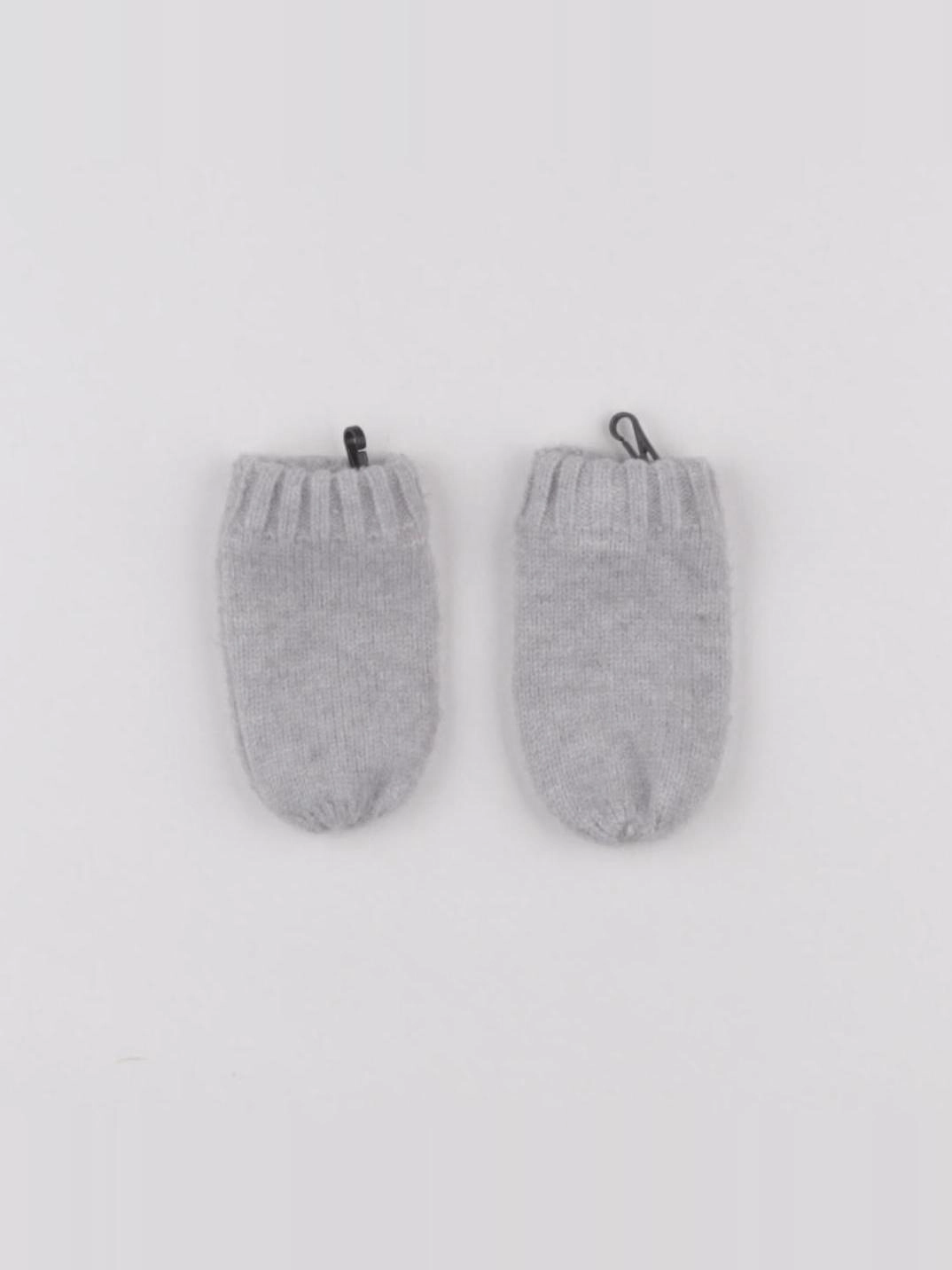 Vertbaudet - moufles gris - 3/6 mois