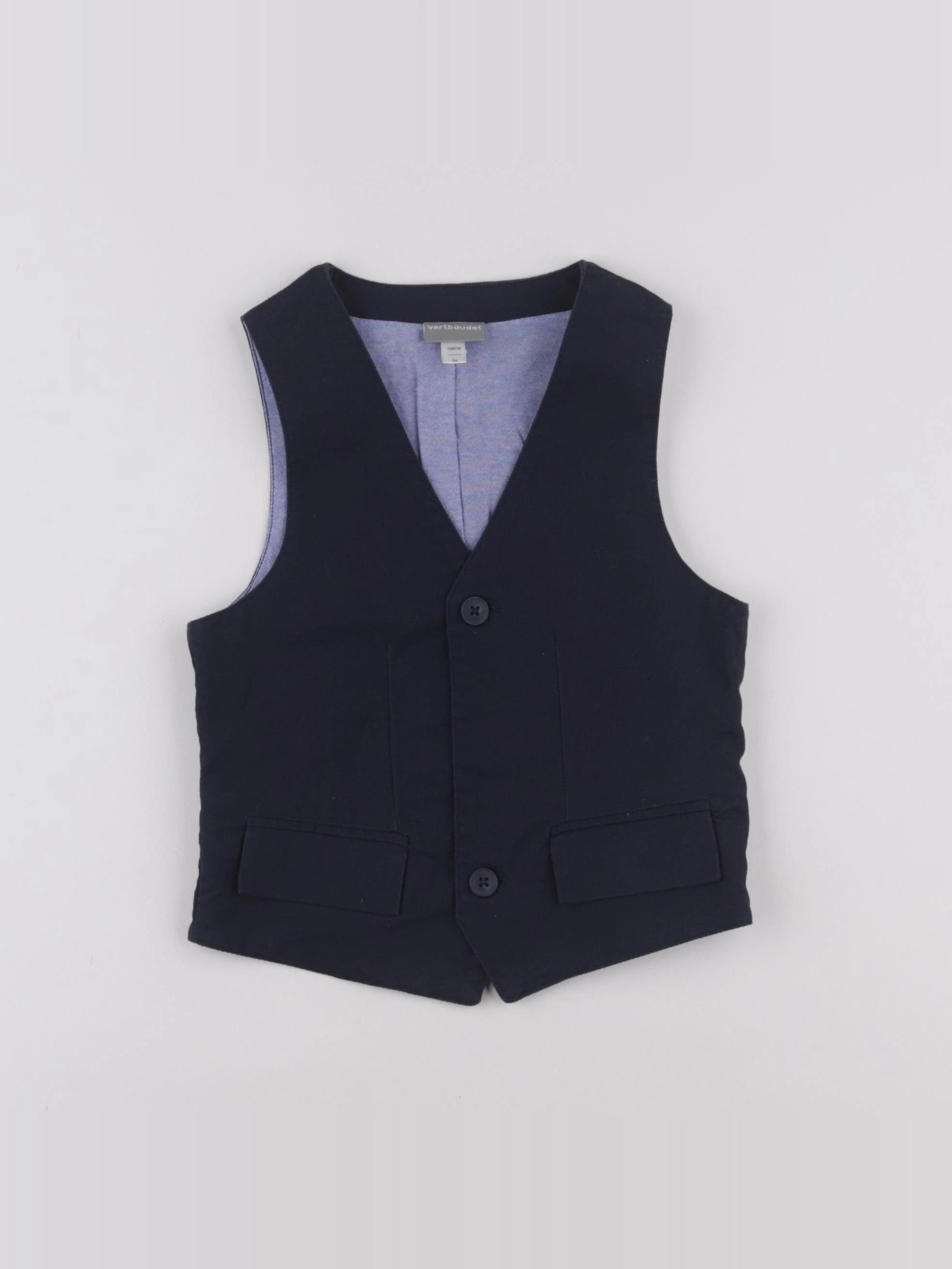 Vertbaudet - gilet bleu - 5 ans