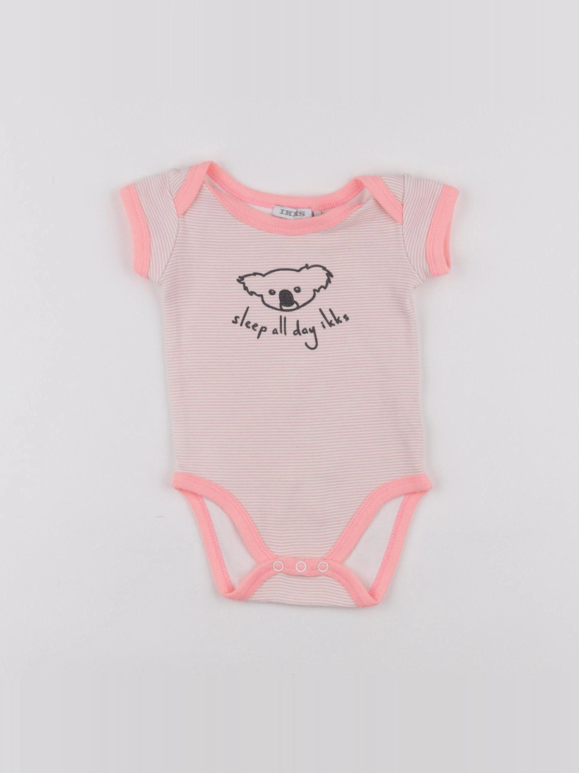 IKKS - body rose - 6 mois