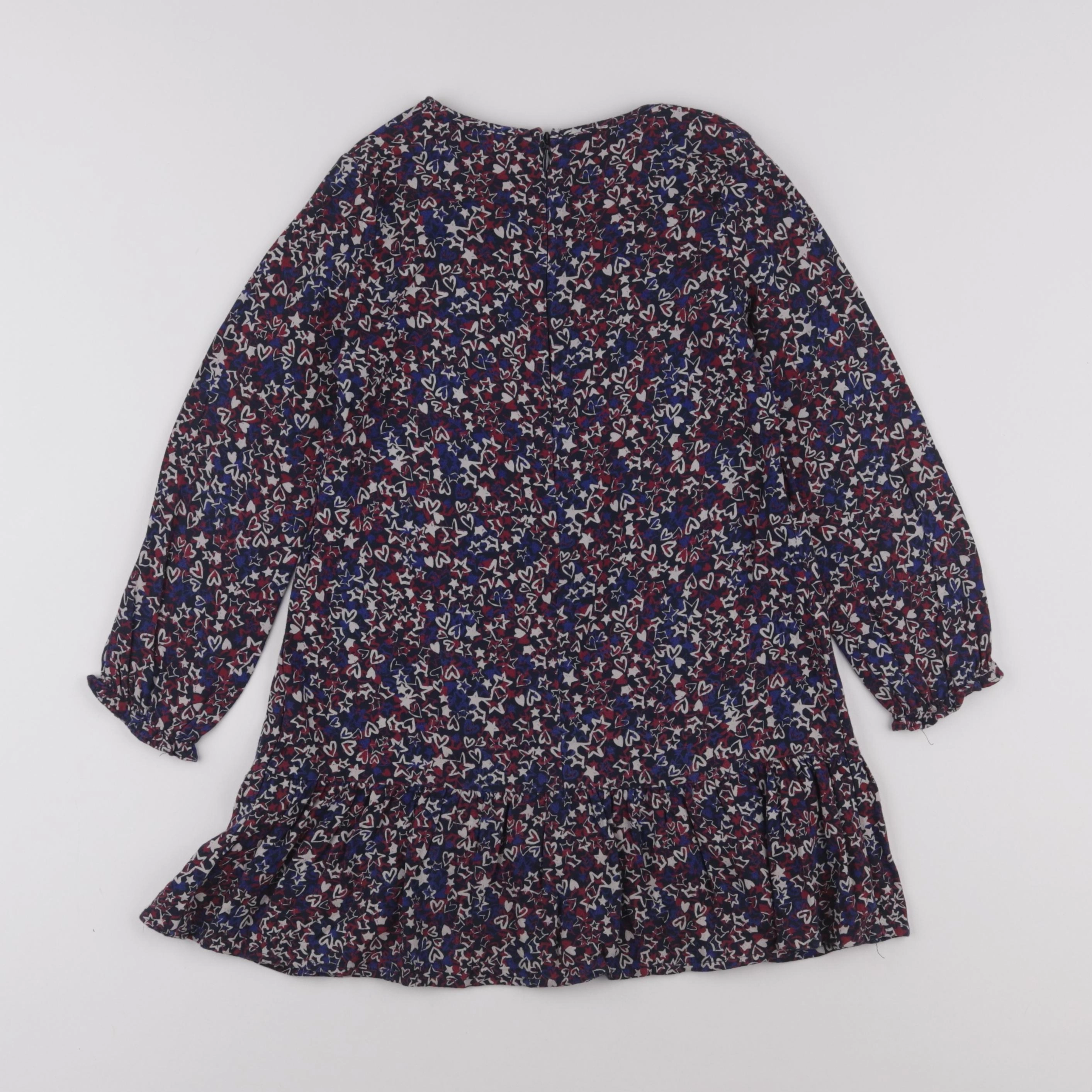 IKKS - robe rouge, bleu - 5 ans