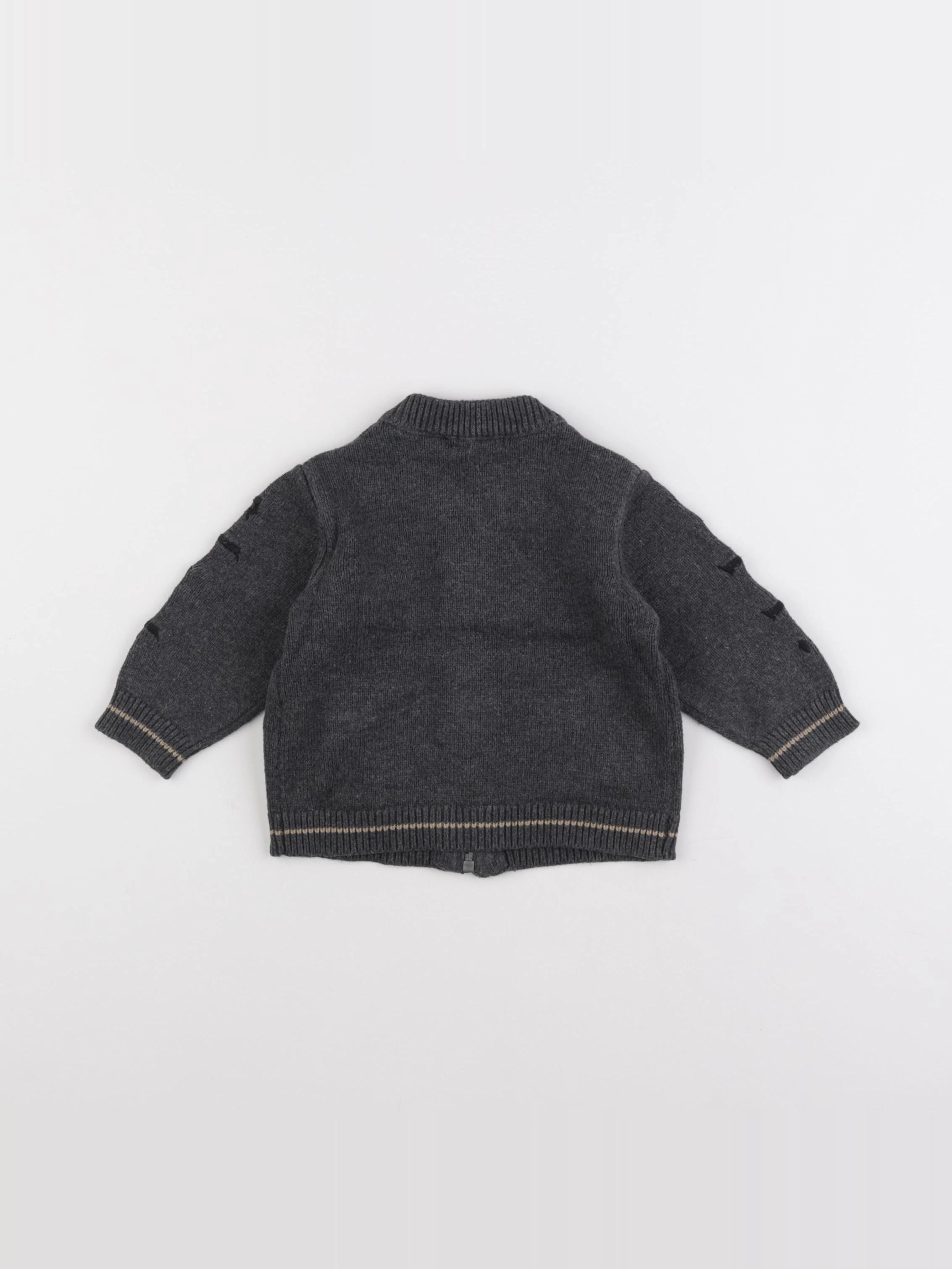 IKKS - gilet gris - 6 mois