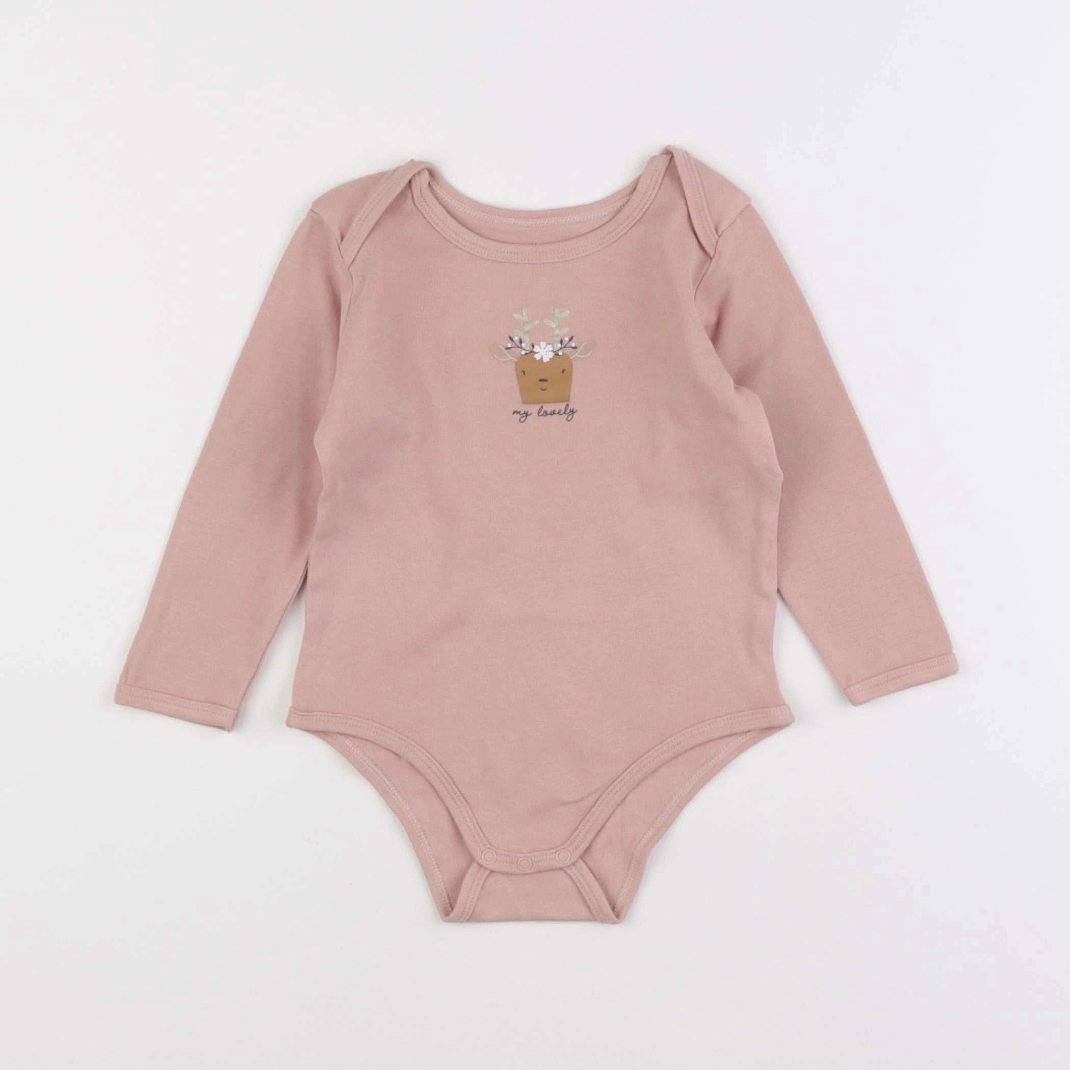 Vertbaudet - body rose - 2 ans