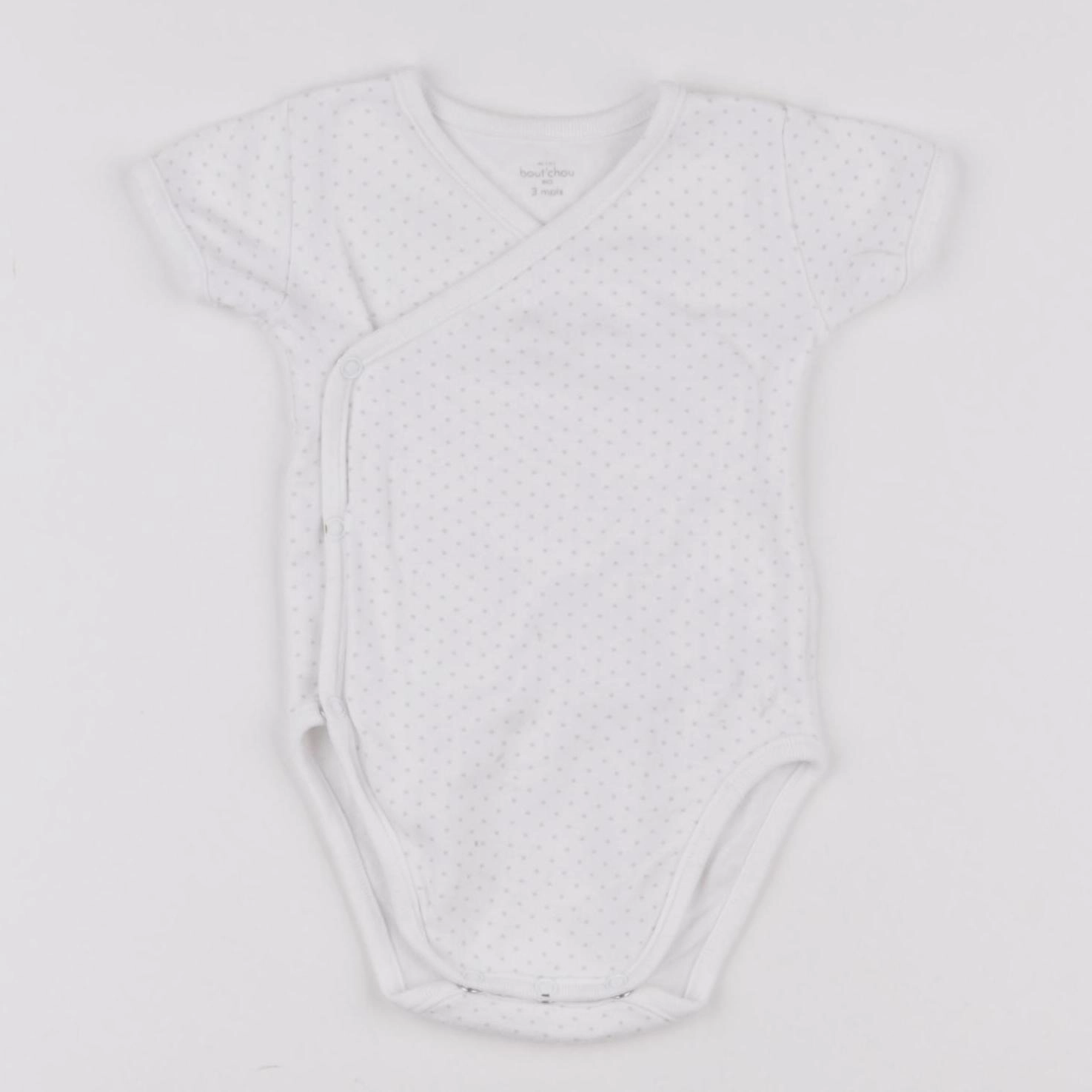 Boutchou - body blanc - 3 mois