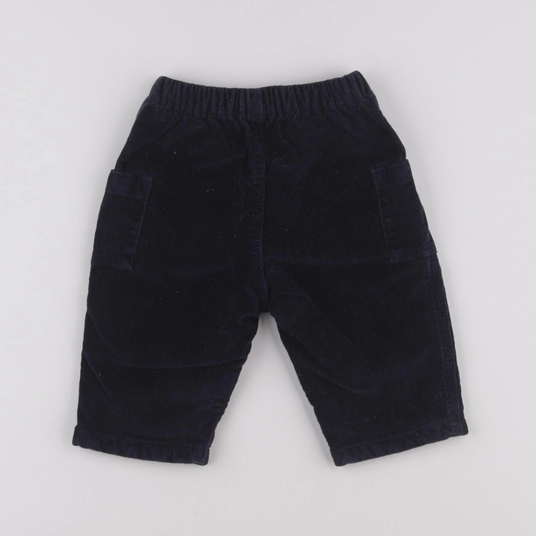 Petit Bateau - pantalon doublé bleu - 6 mois