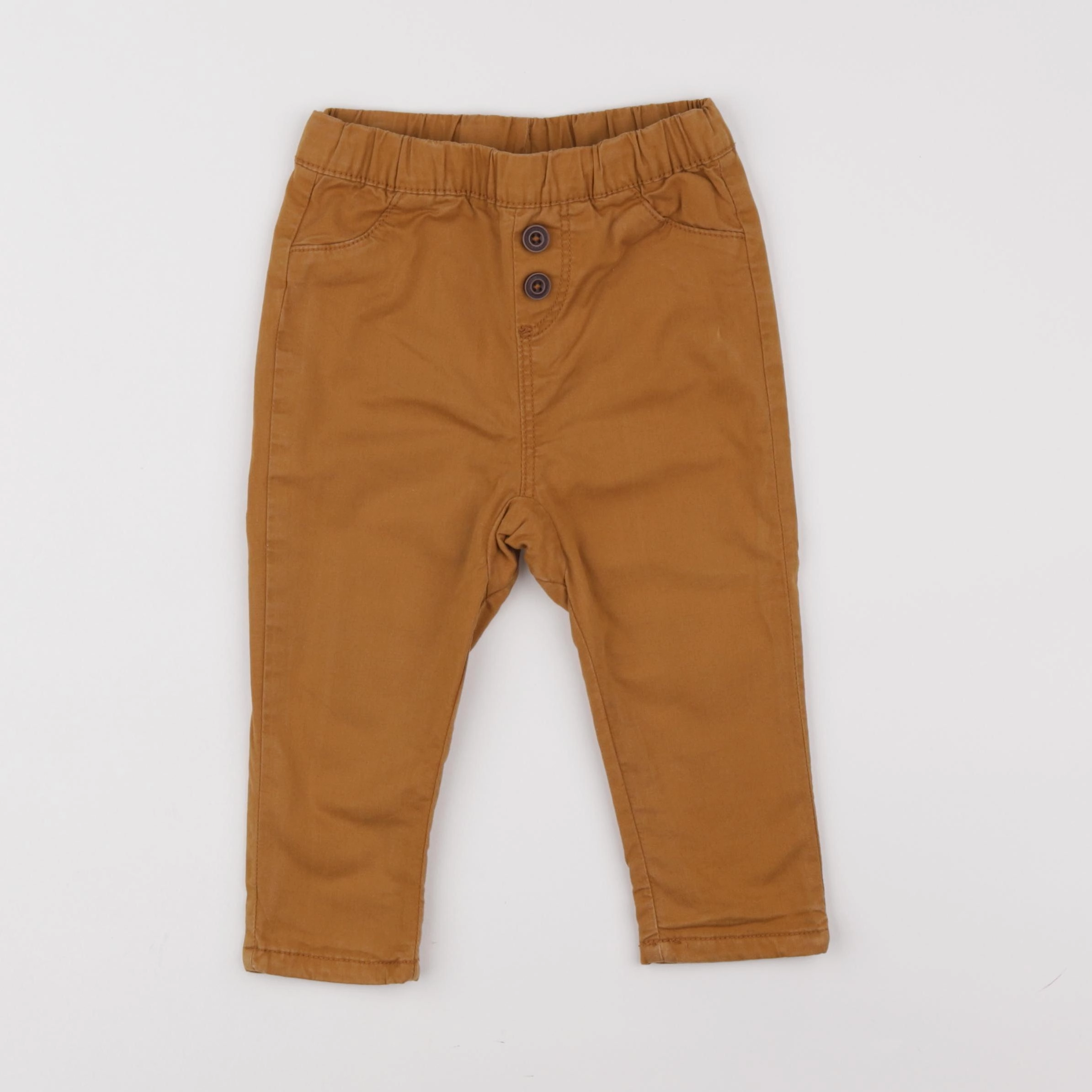 Tape à l'oeil - pantalon doublé marron - 18 mois