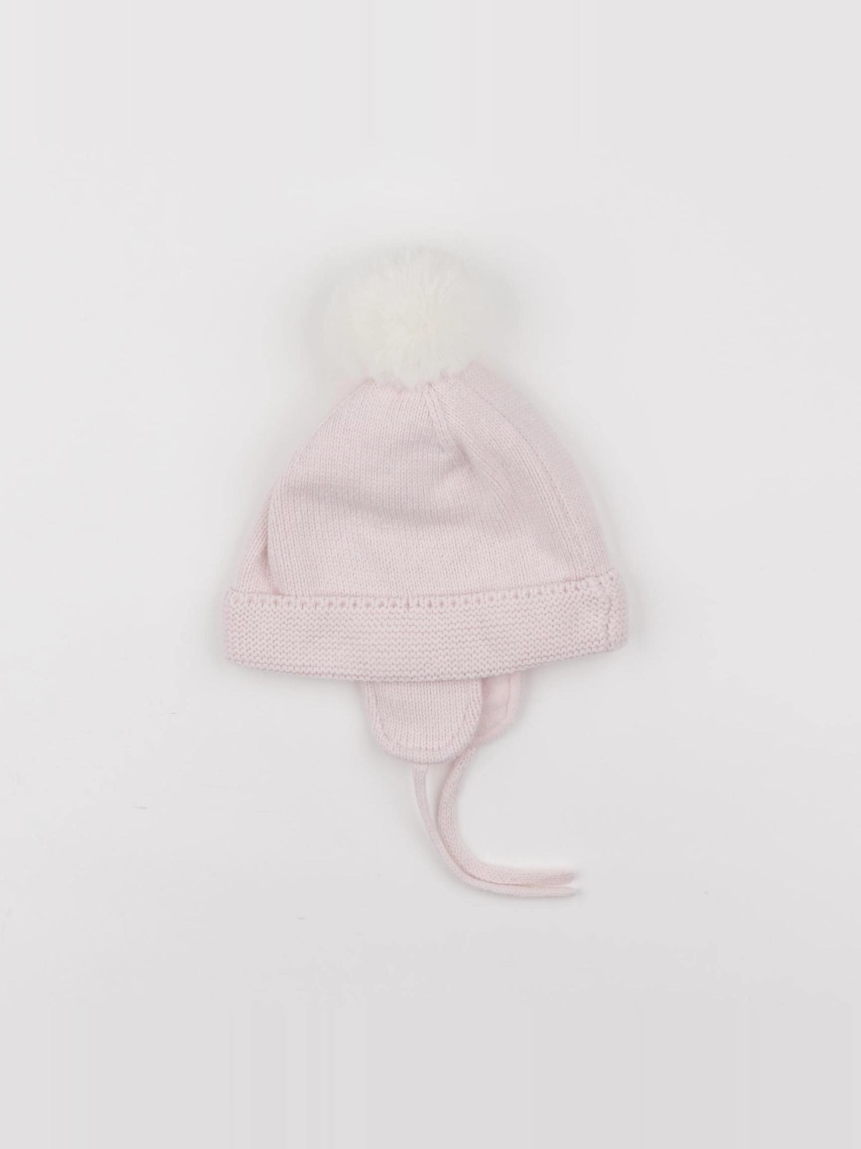 Vertbaudet - bonnet rose - 12/18 mois