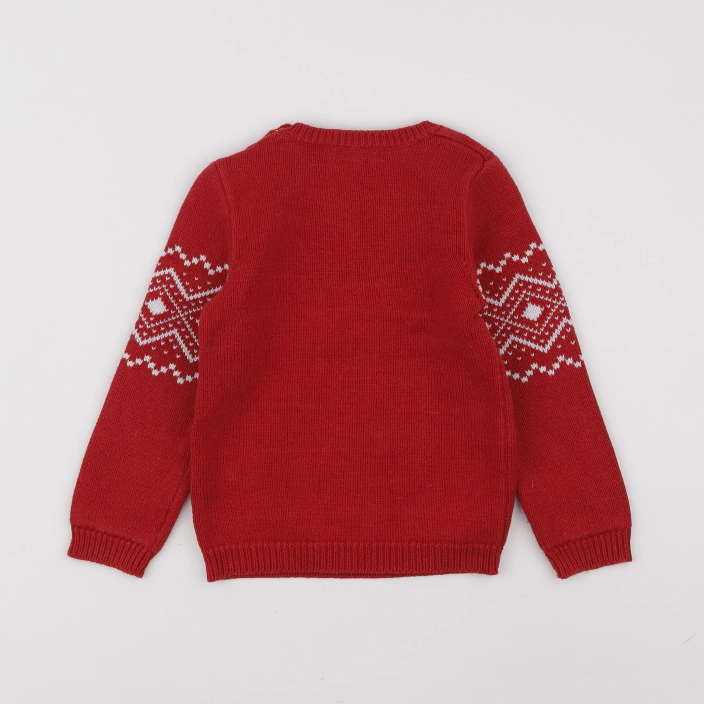 Vertbaudet - pull rouge - 3 ans