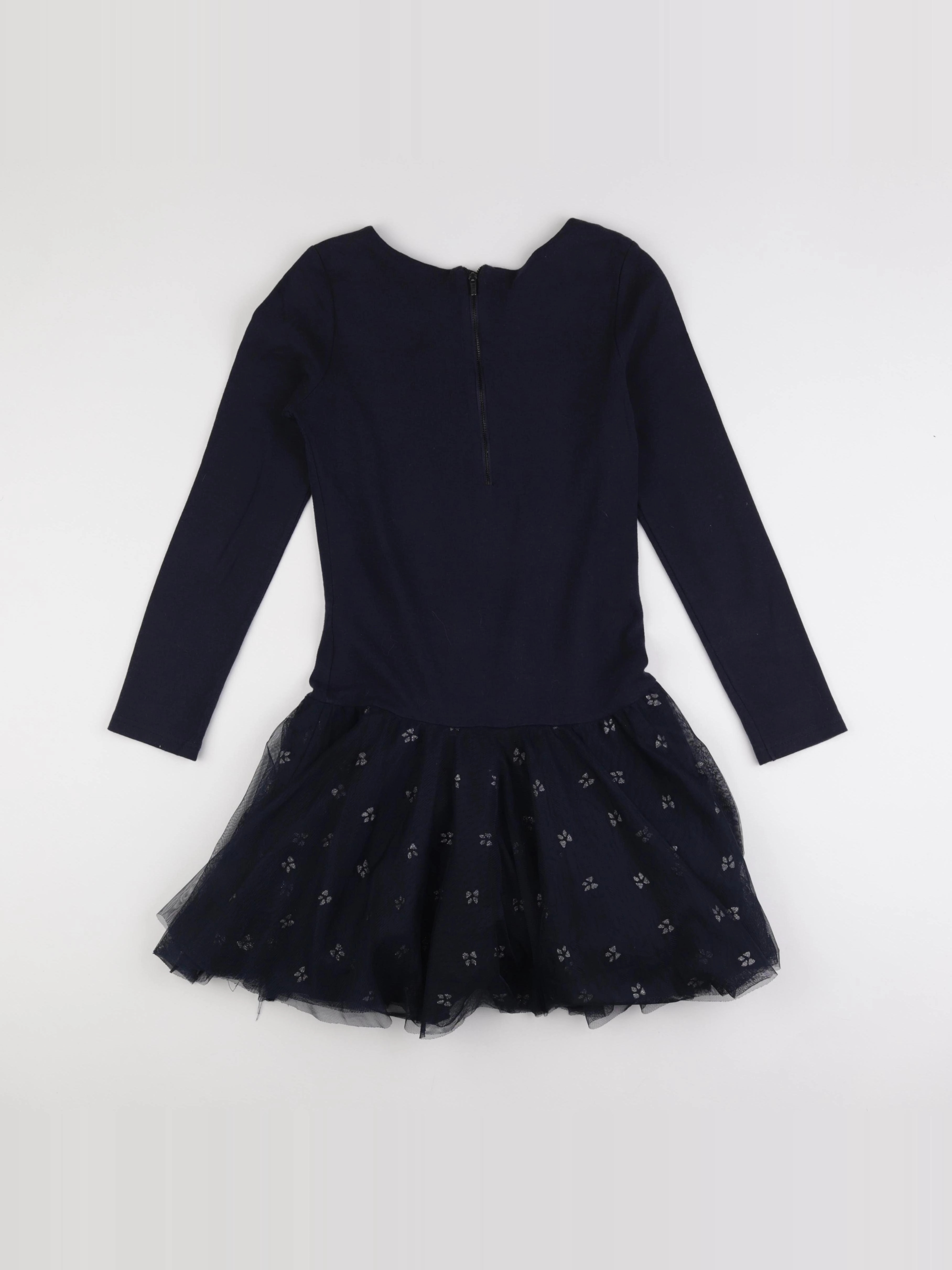 Okaidi - robe bleu, argent - 14 ans
