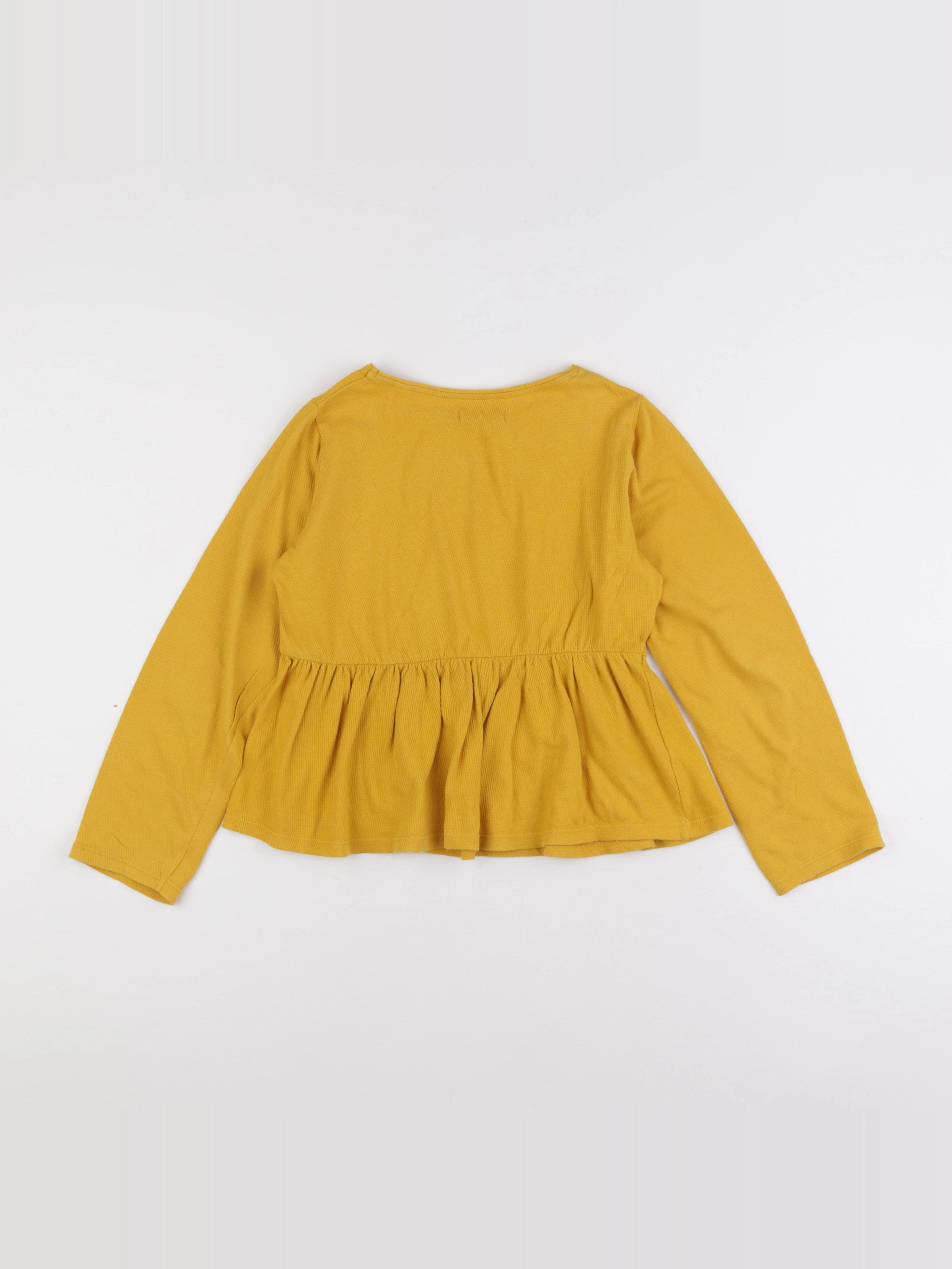 Okaidi - blouse jaune, or - 8 ans