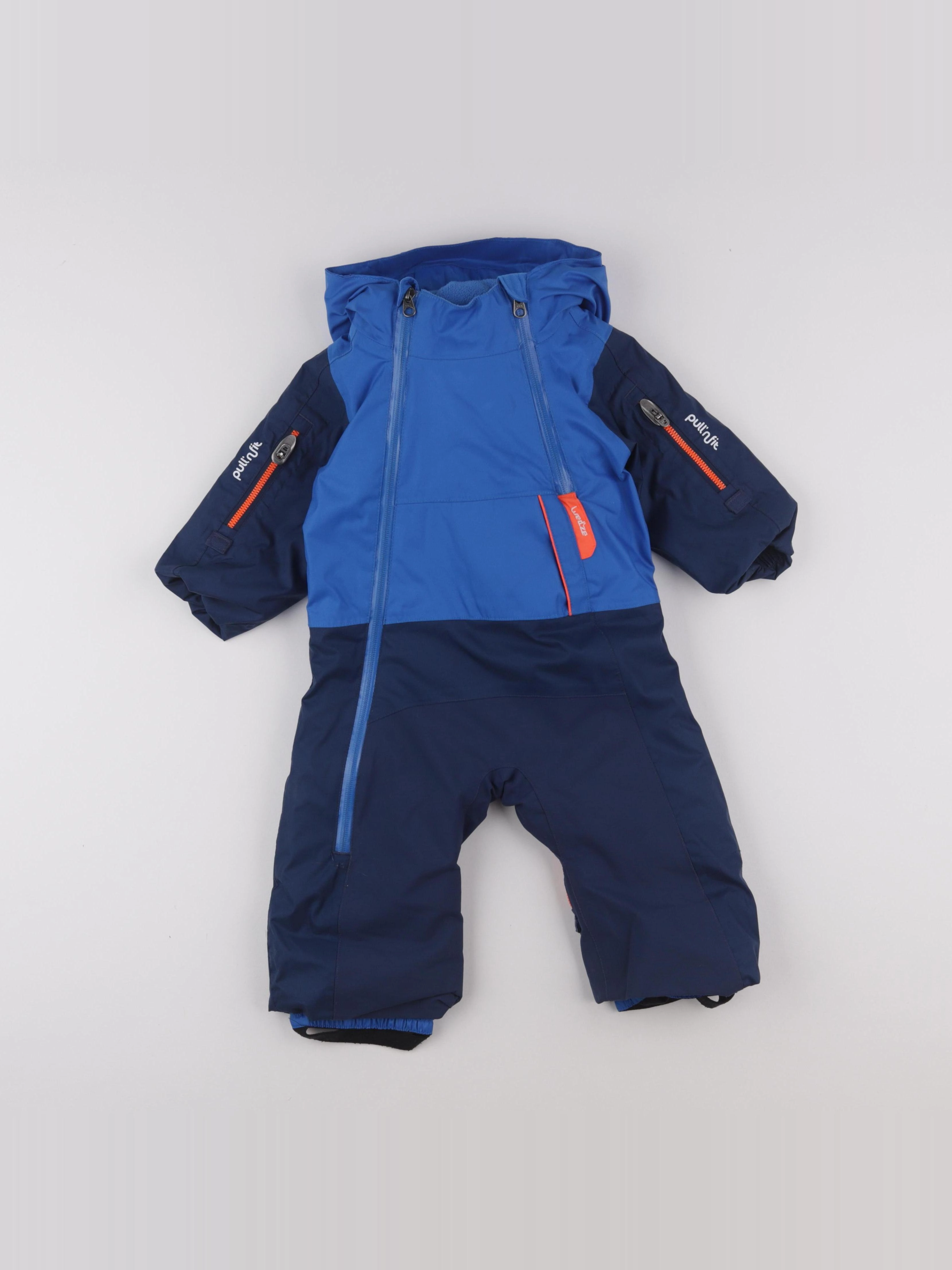 Decathlon ski - combinaison de ski bleu - 12/18 mois