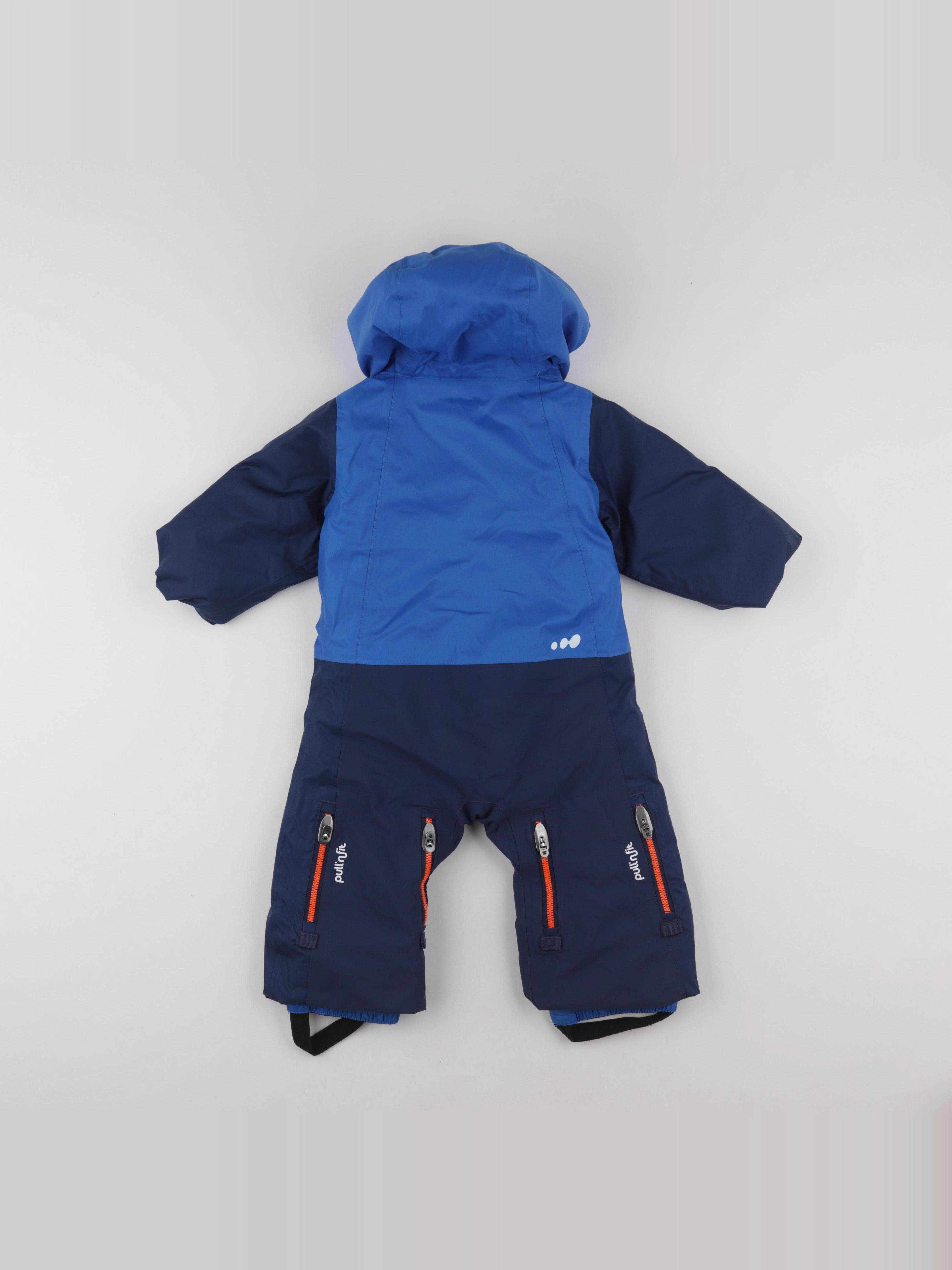 Decathlon ski - combinaison de ski bleu - 12/18 mois