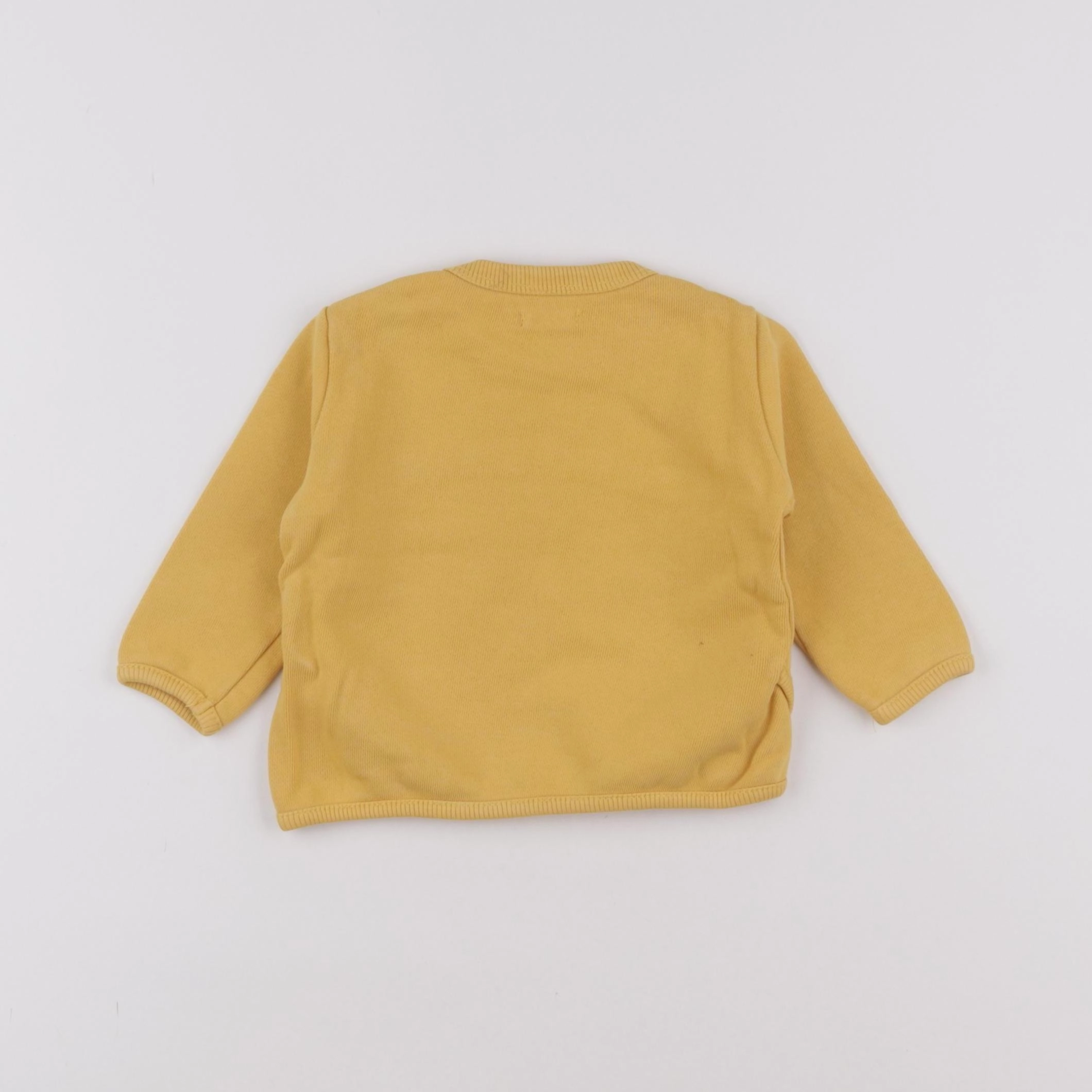 Boutchou - sweat jaune - 6 mois