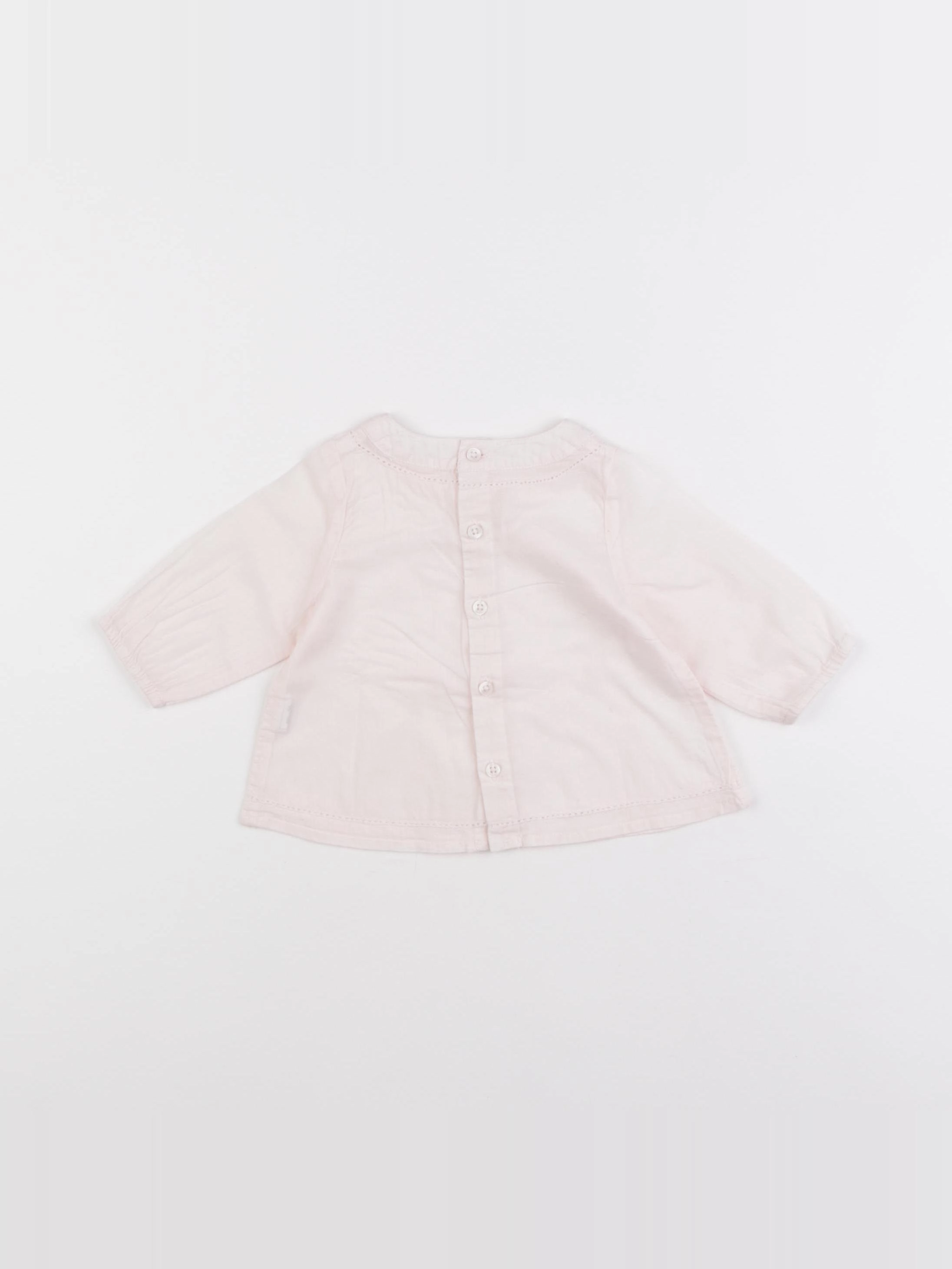 Boutchou - blouse rose - 3 mois