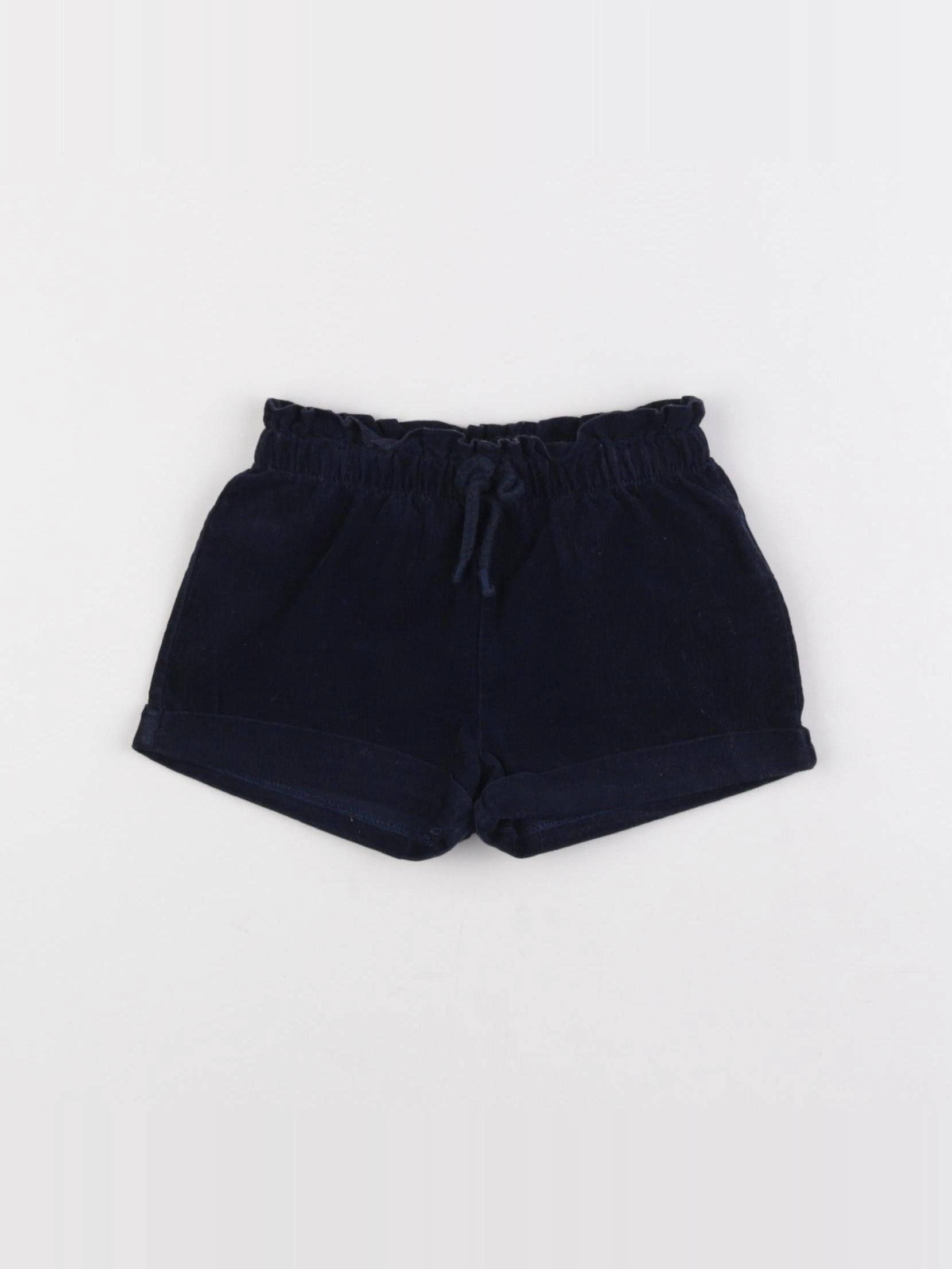 Vertbaudet - short bleu - 18 mois