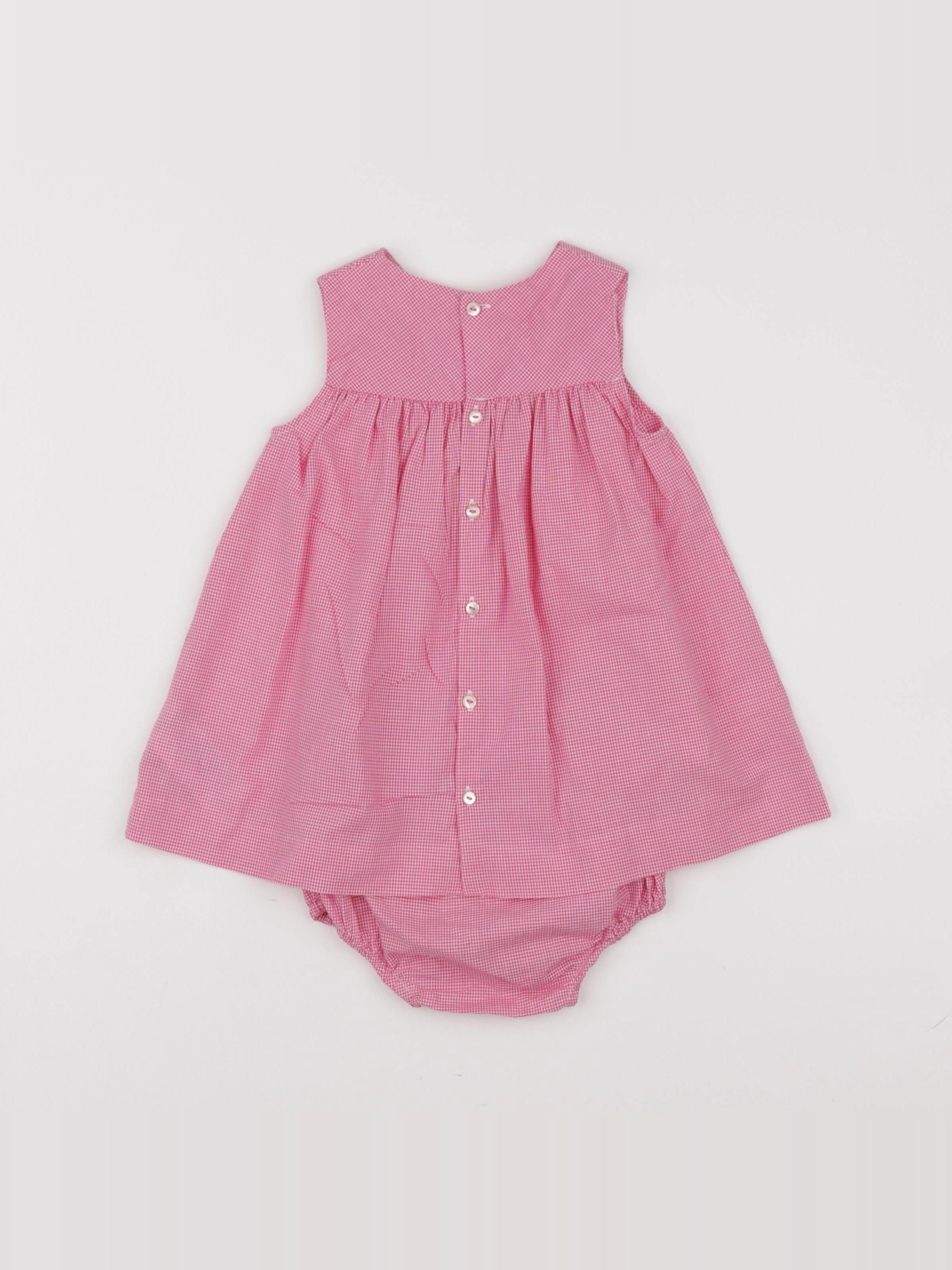 Jacadi - robe rose - 12 mois