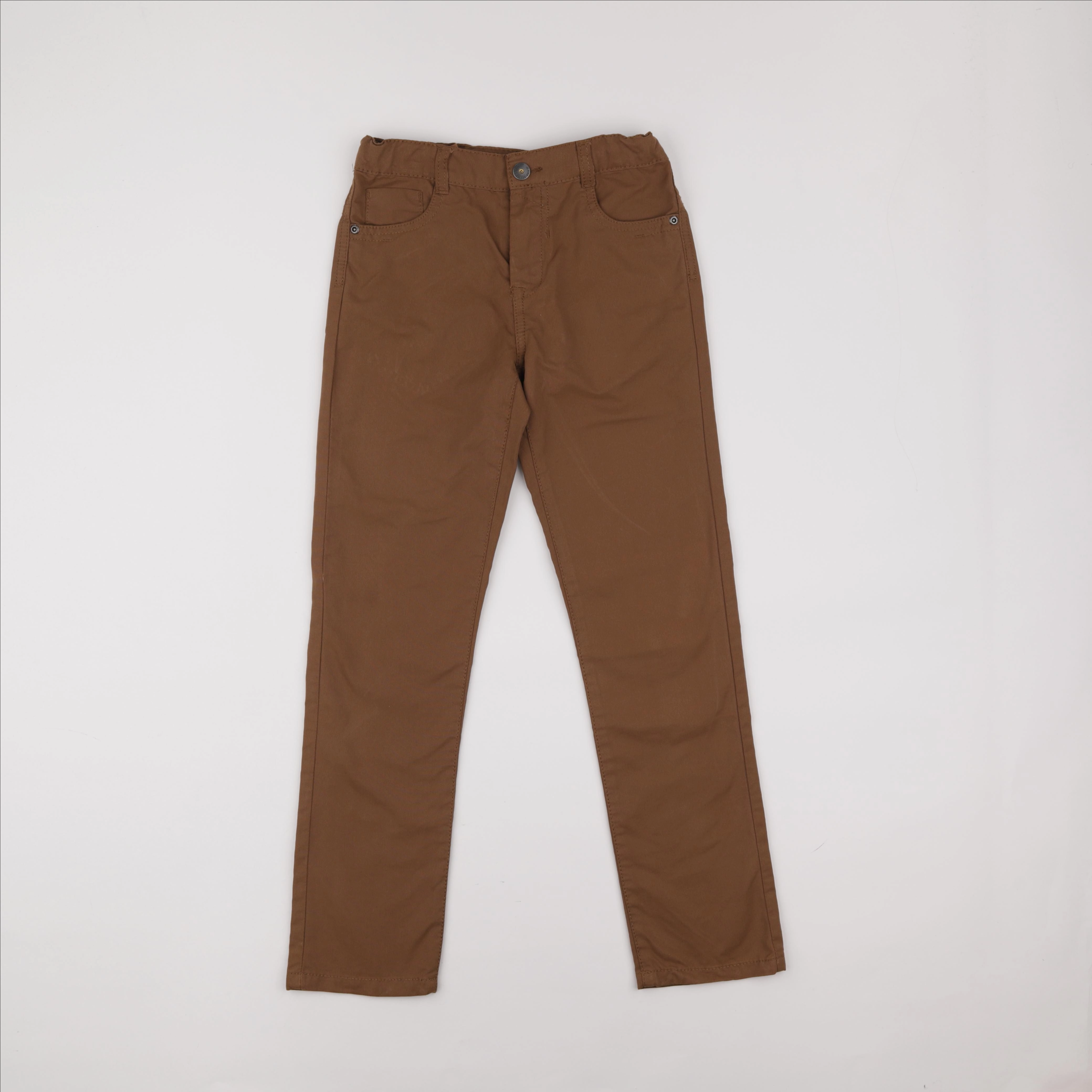 Vertbaudet - pantalon marron - 10 ans