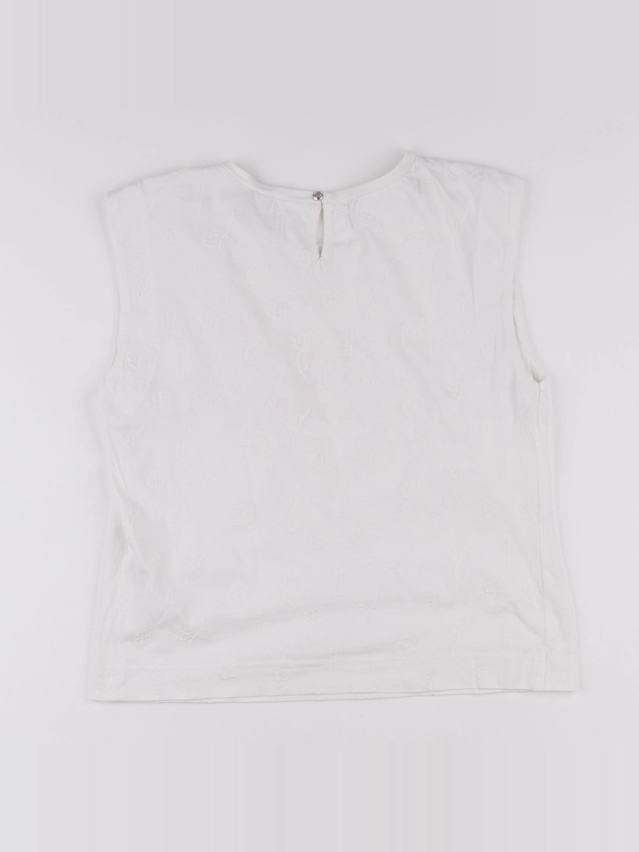 IKKS - débardeur blanc - 10 ans