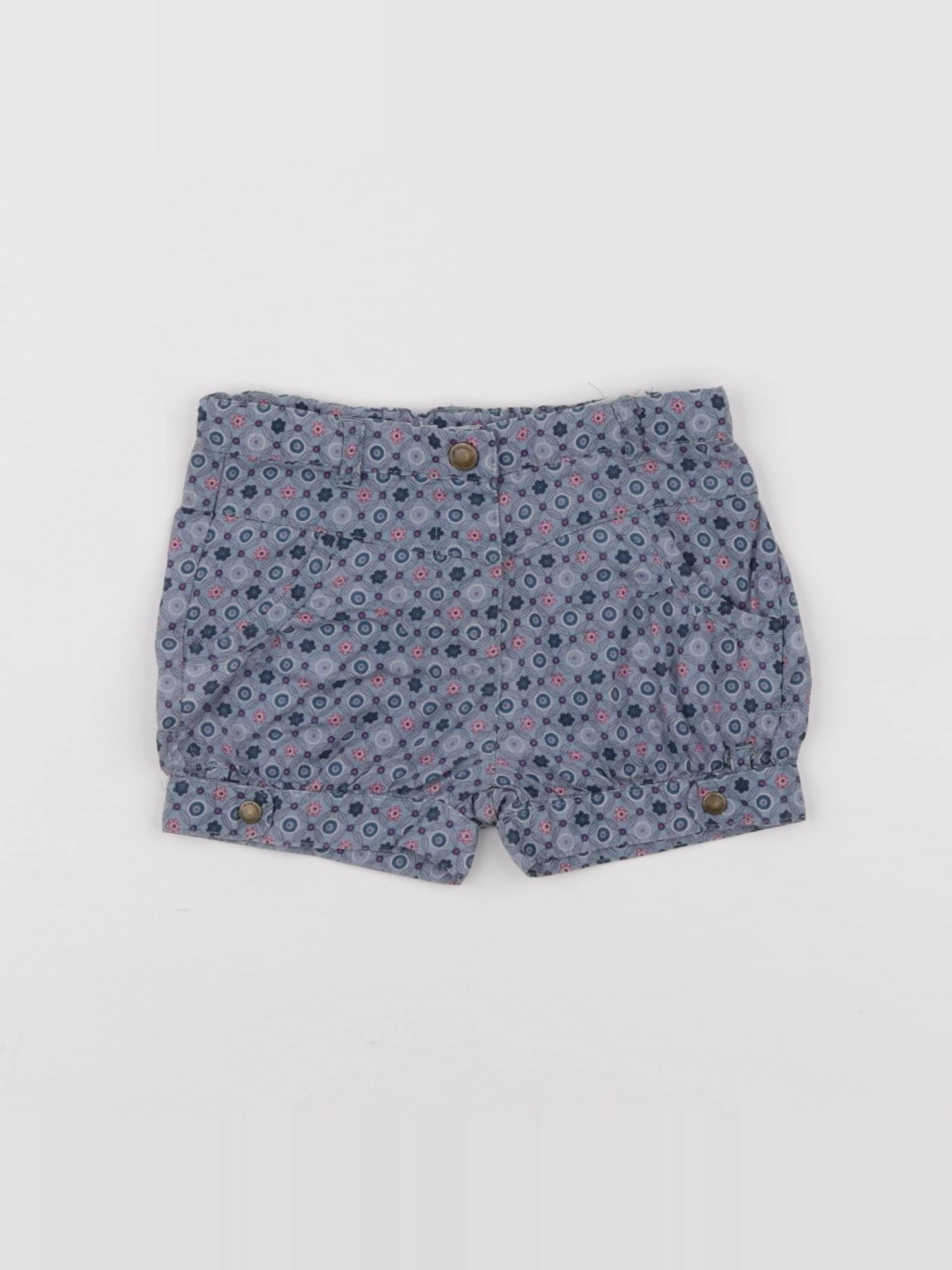 Vertbaudet - short bleu - 12 mois