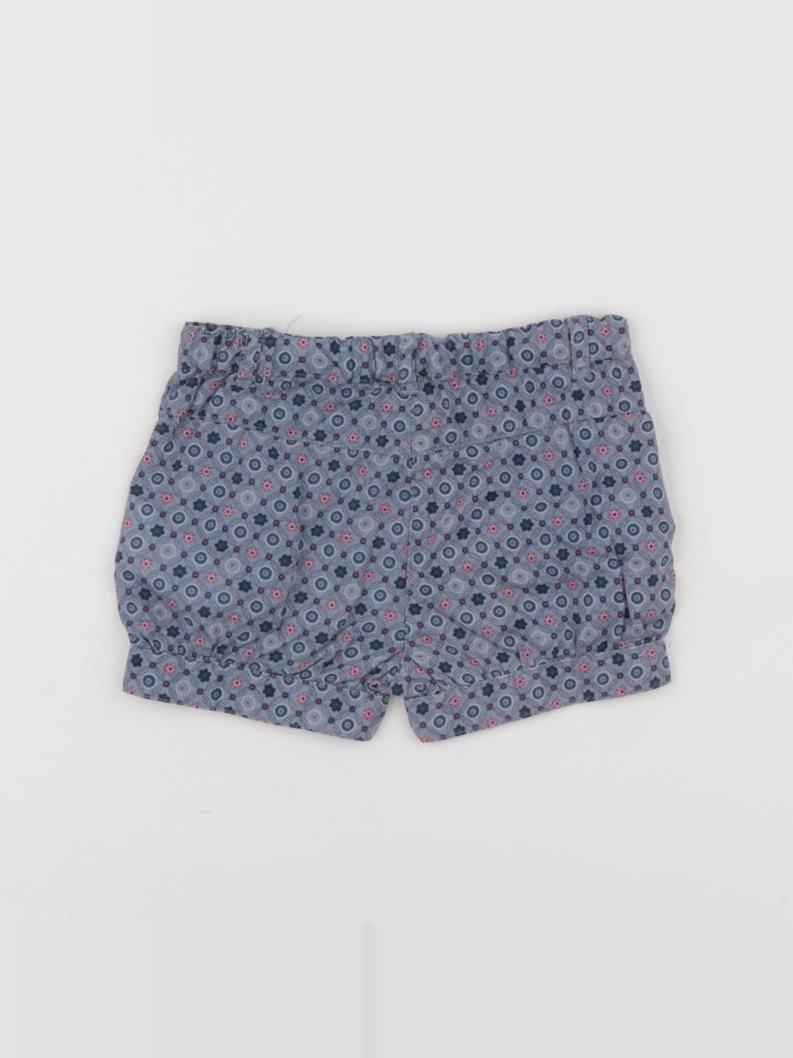 Vertbaudet - short bleu - 12 mois