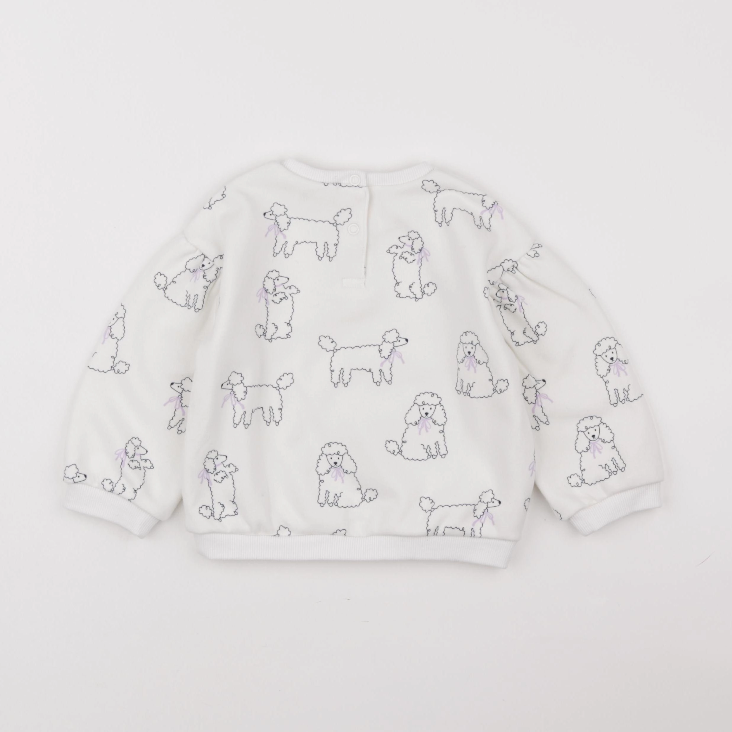 Tape à l'oeil - sweat blanc - 2 ans