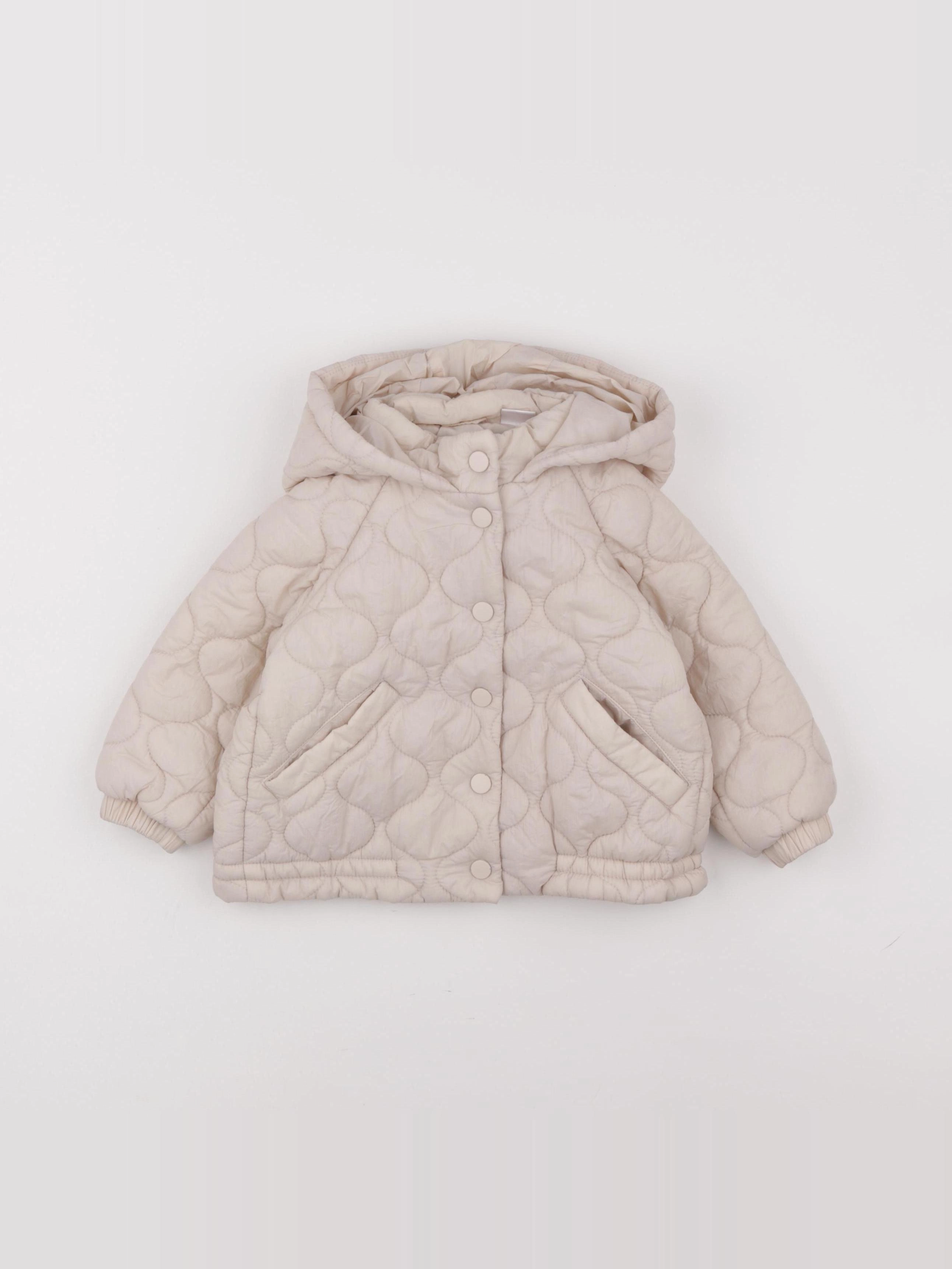 Zara - doudoune beige - 9/12 mois