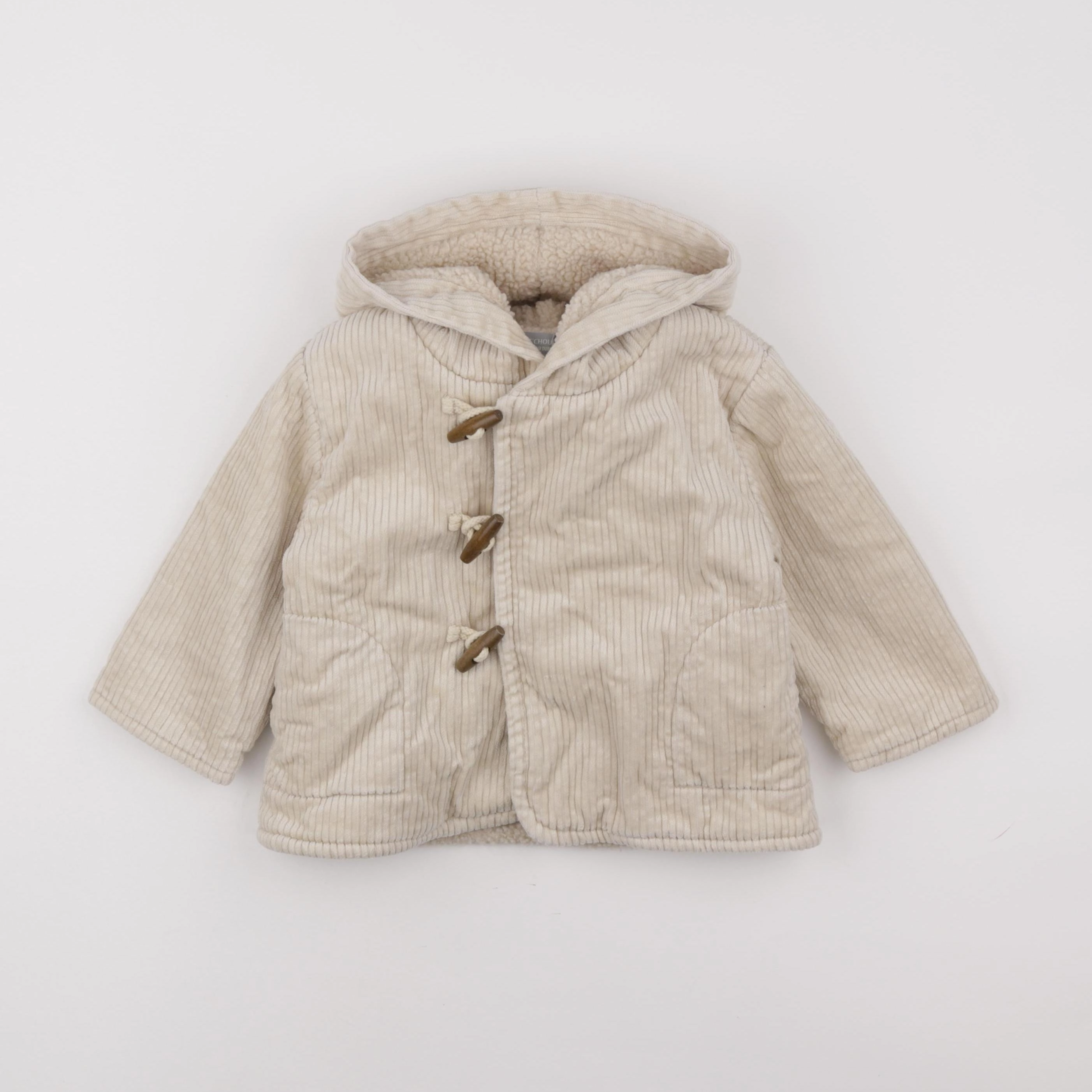 Boutchou - veste doublé marron - 18 mois