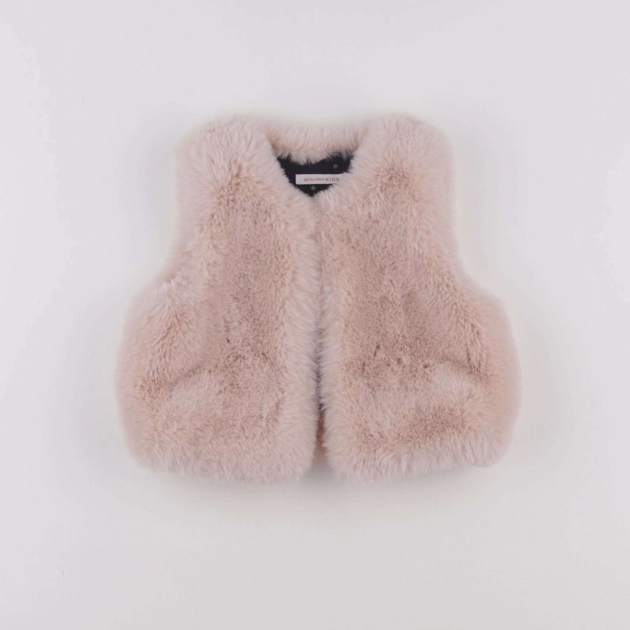 Monoprix - gilet rose - 3 ans