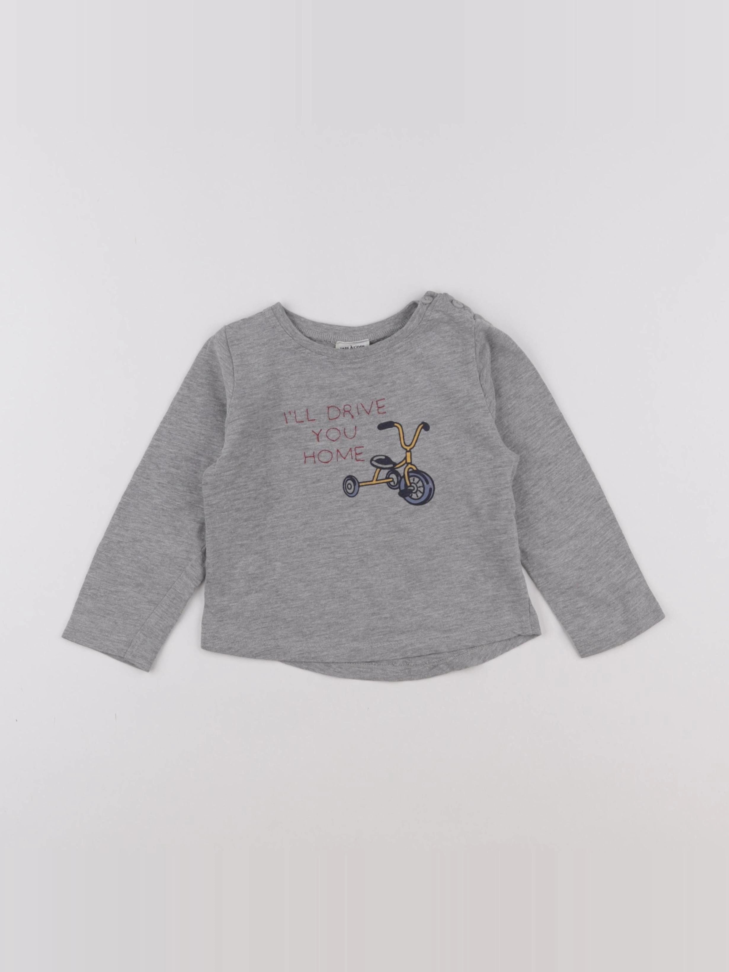 Tape à l'oeil - tee-shirt gris - 18 mois