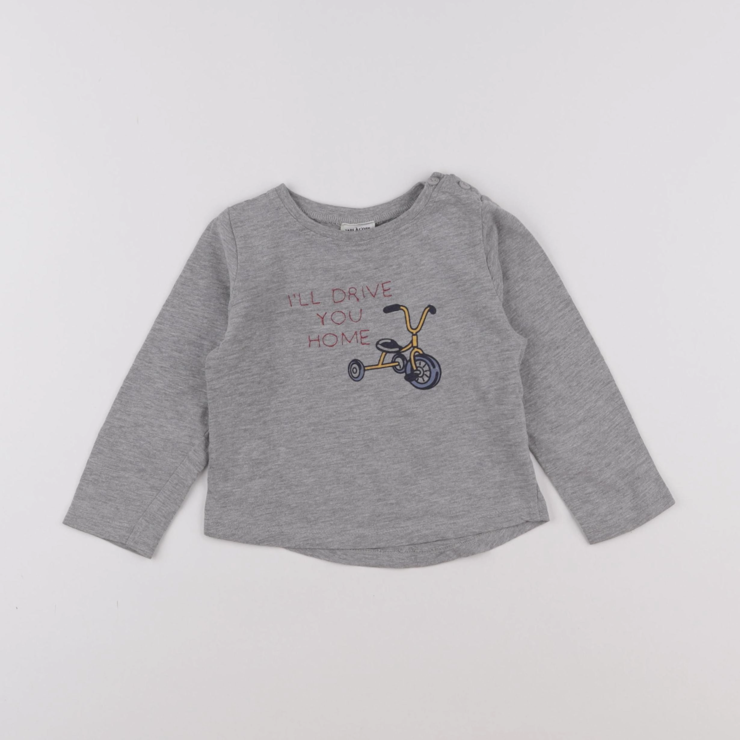 Tape à l'oeil - tee-shirt gris - 18 mois