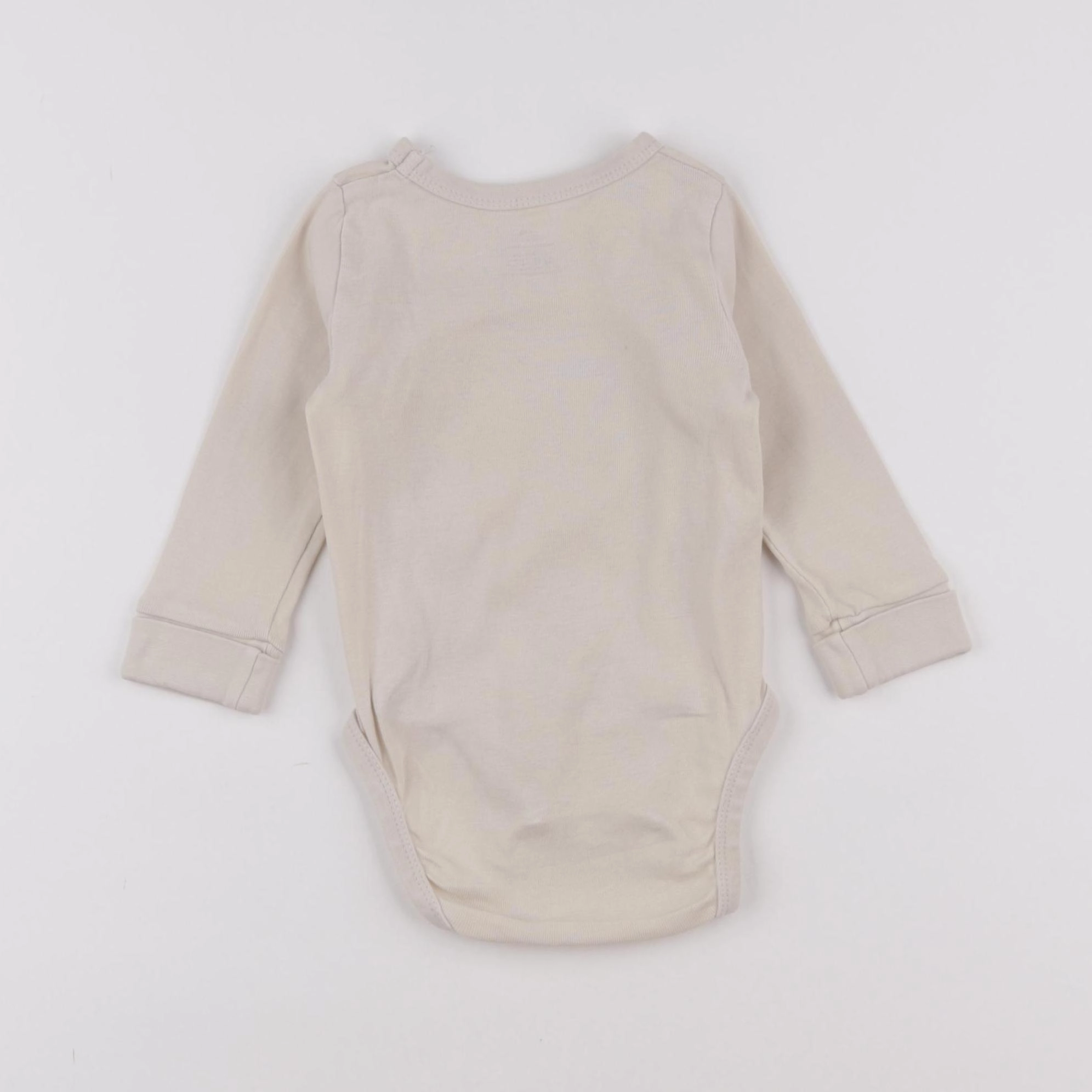 H&M - body beige - 3/6 mois