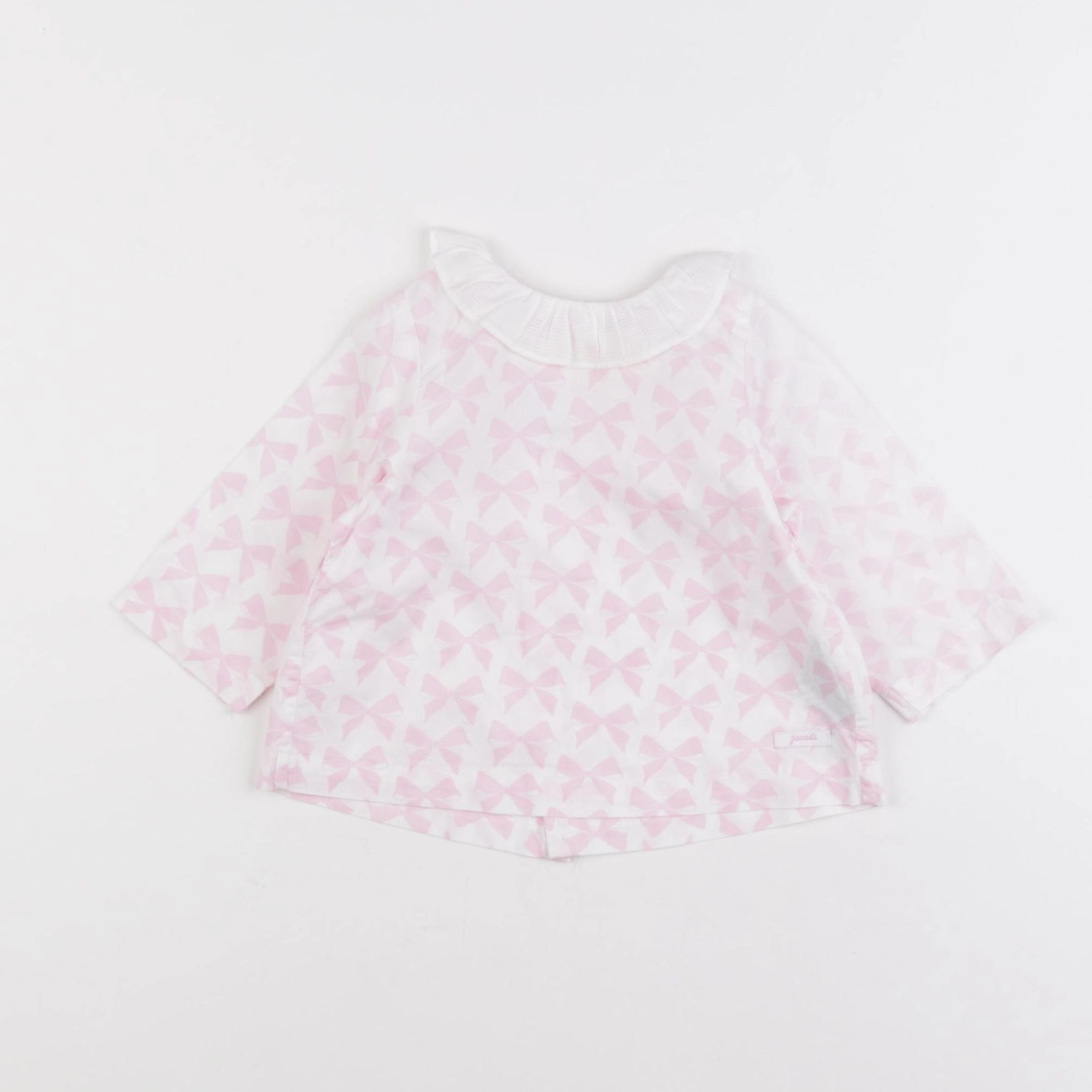 Jacadi - blouse blanc, rose - 6 mois