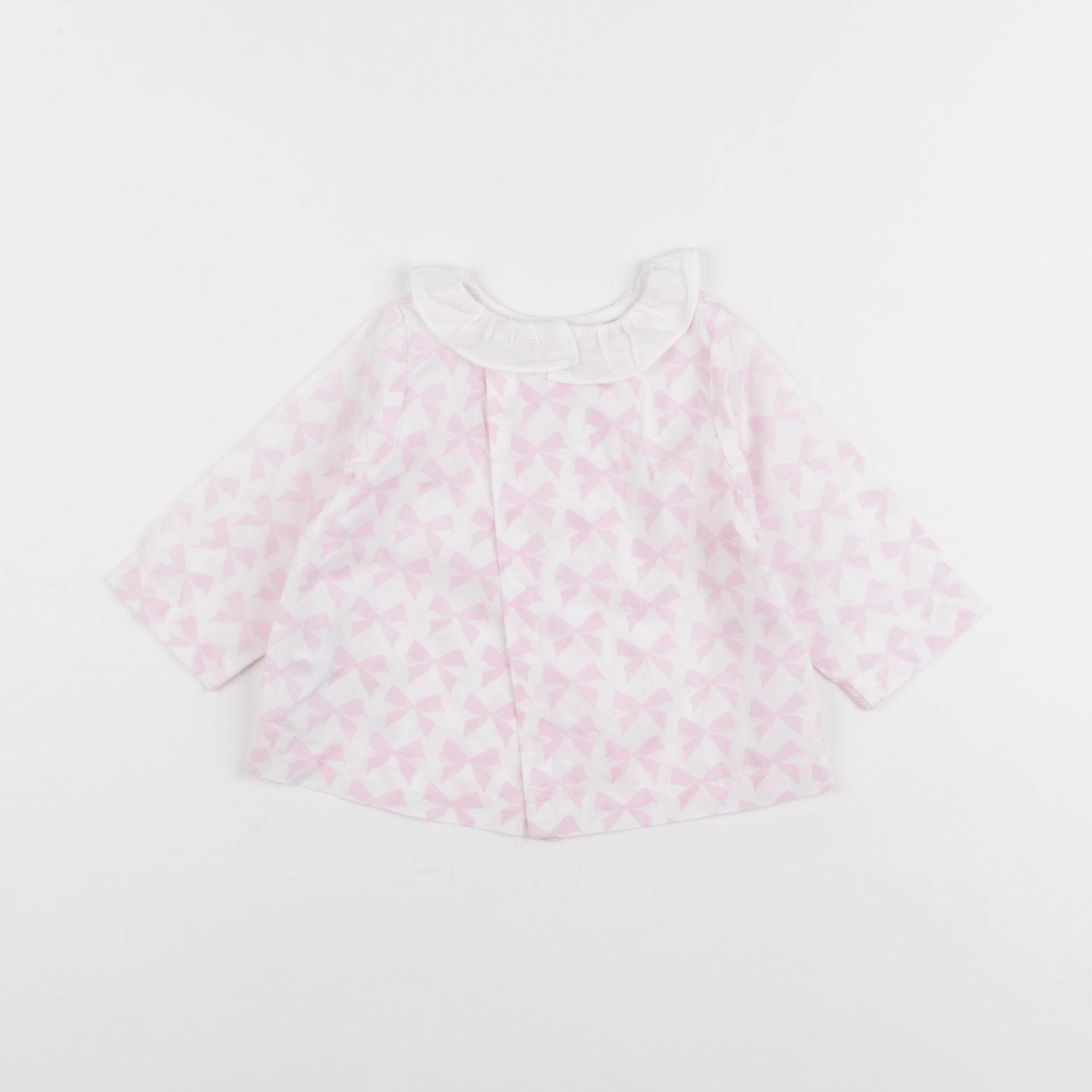 Jacadi - blouse blanc, rose - 6 mois