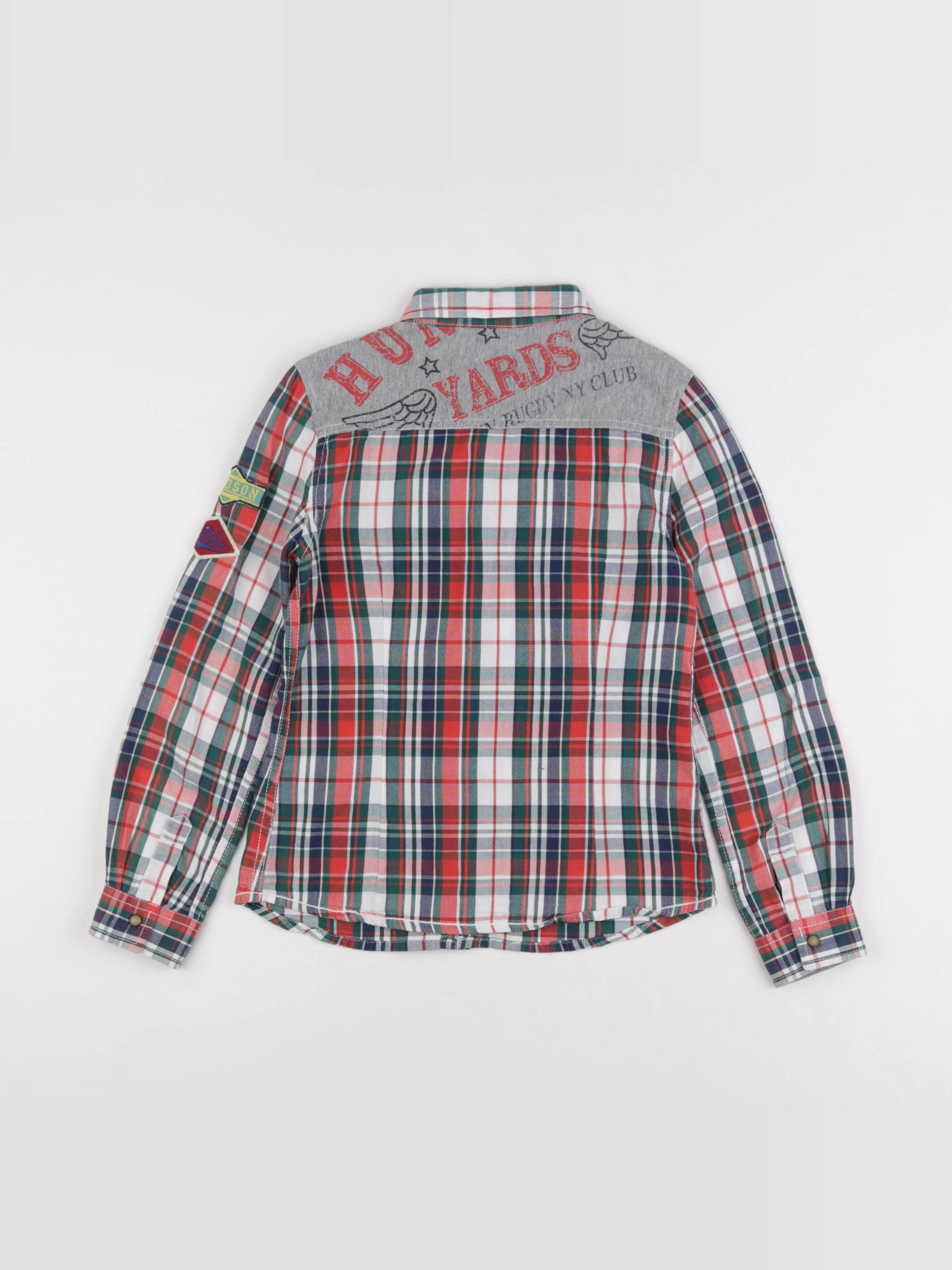 IKKS - chemise imprimé au dos rouge, blanc - 8 ans