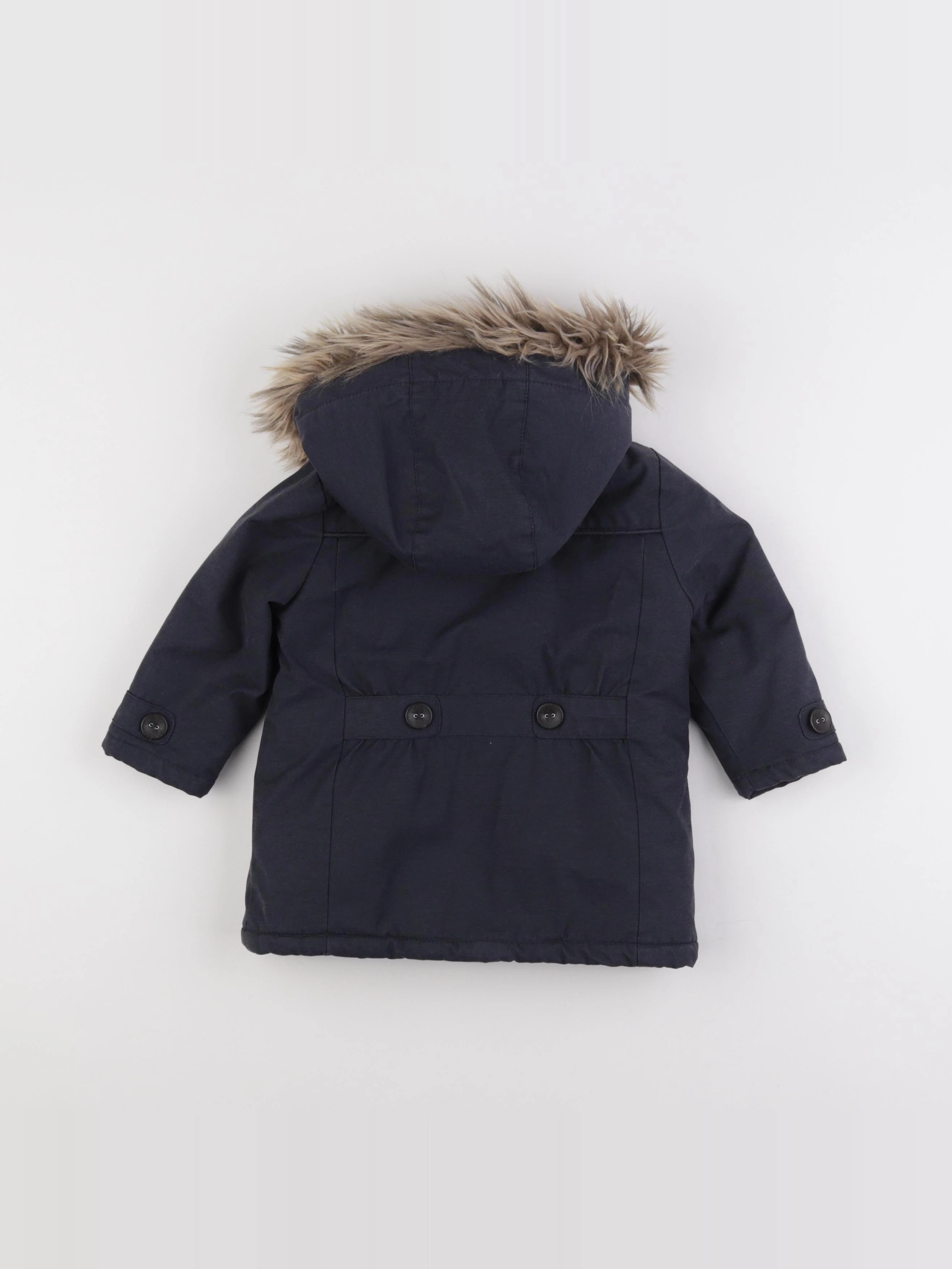 Cyrillus - parka bleu - 18 mois